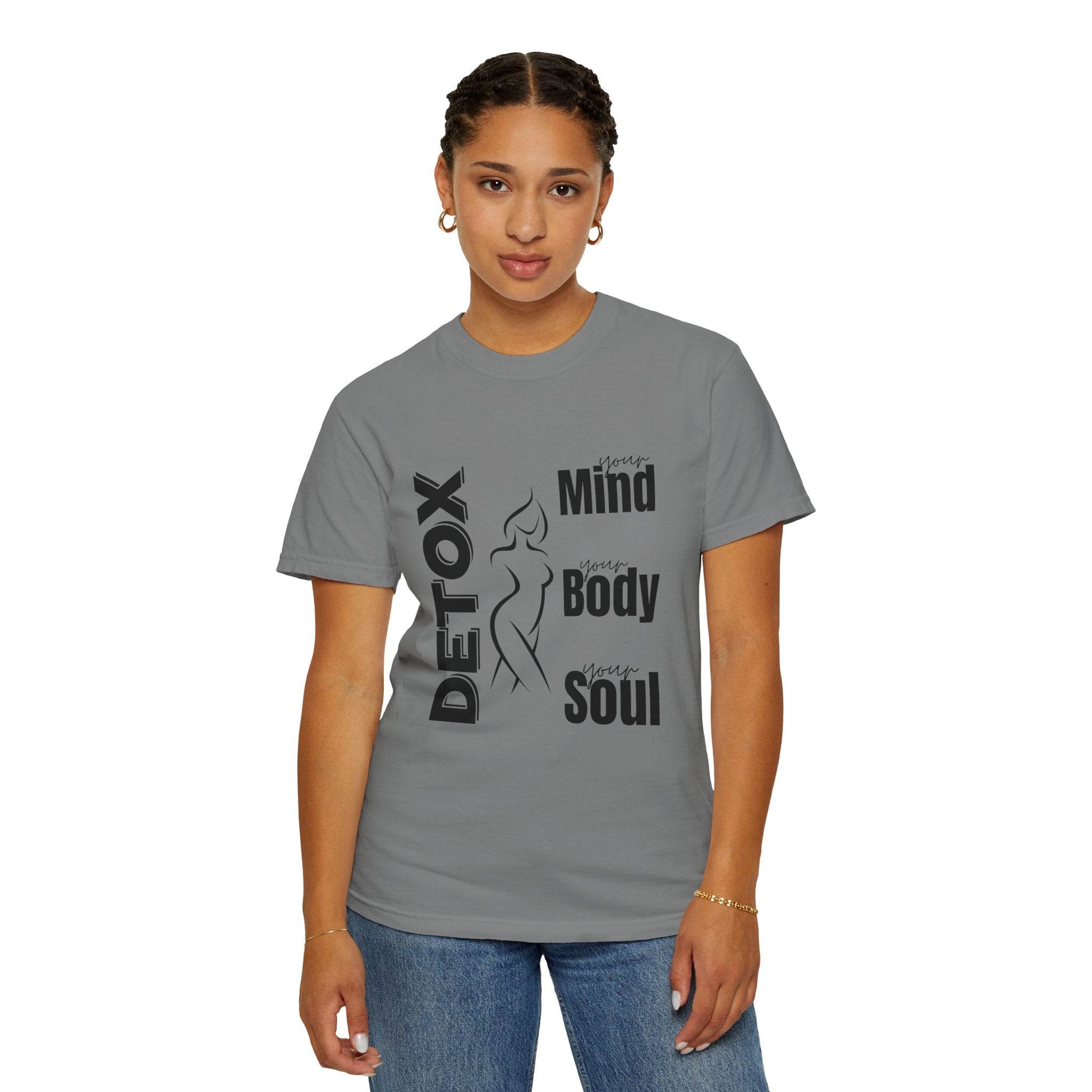 Mind Body Soul Detox Unisex T-Shirt - FitLife-WellnessOasis