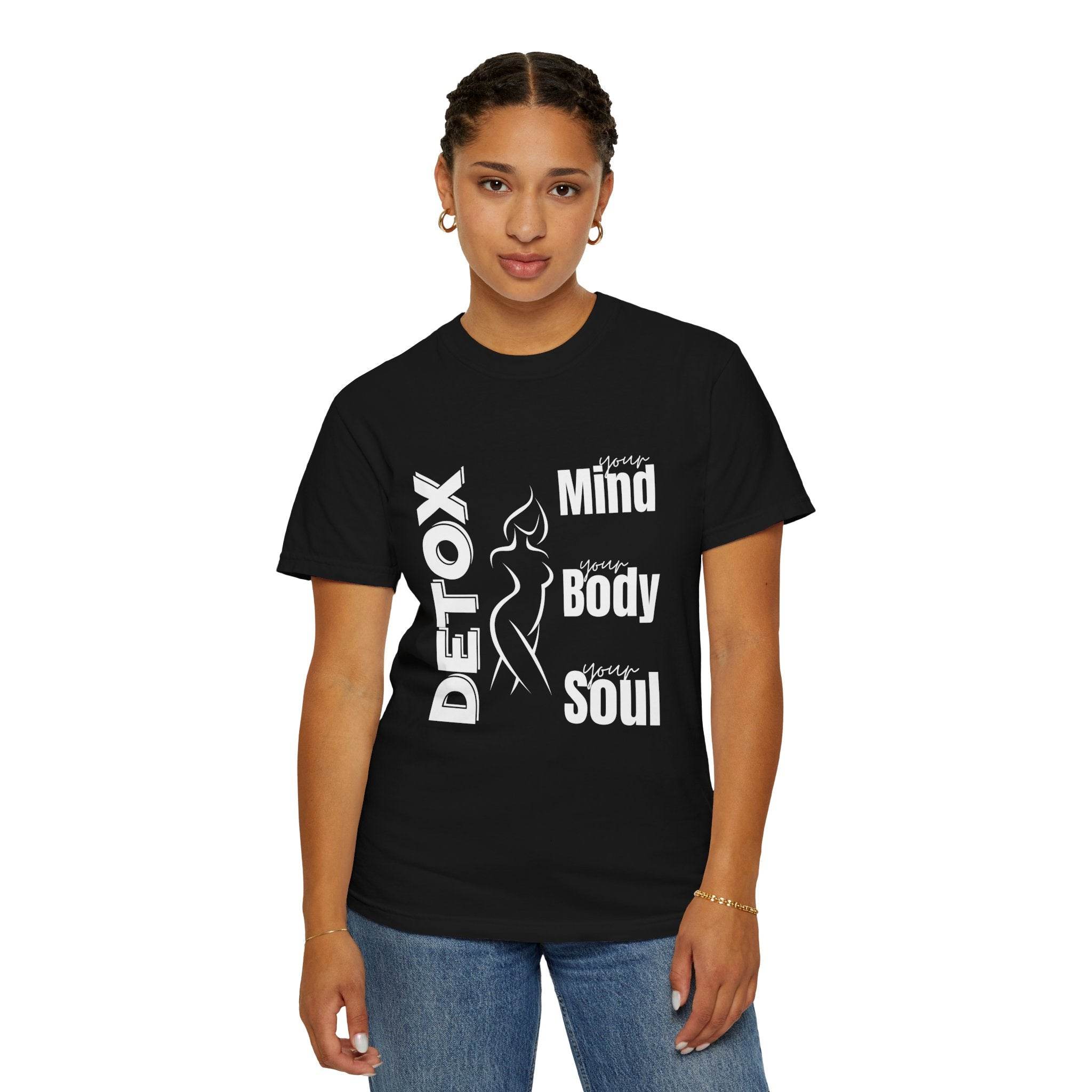 Mind Body Soul Detox Unisex T-Shirt - FitLife-WellnessOasis