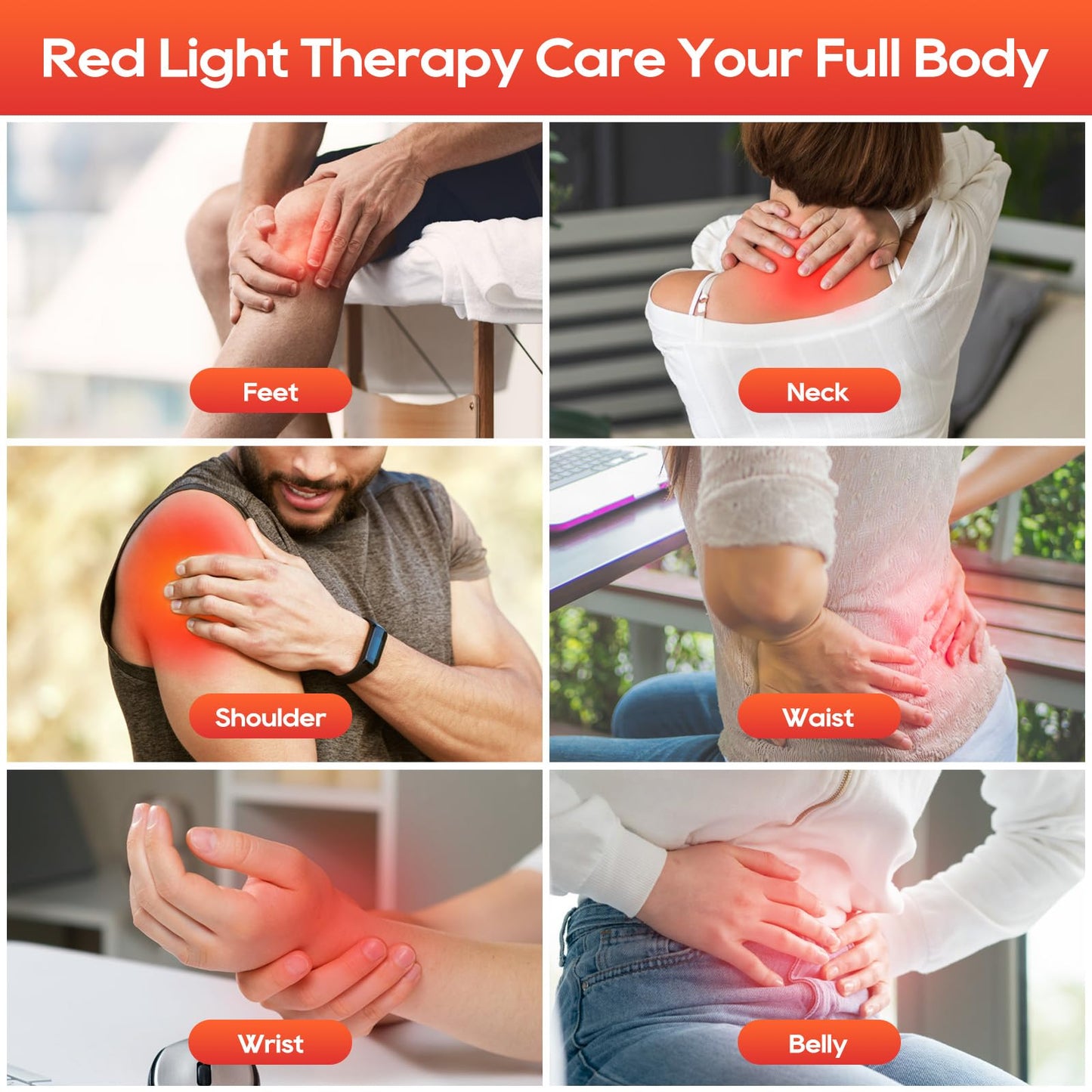 BEICHEN Red Light Therapy for Body and Face - FitLife - WellnessOasis