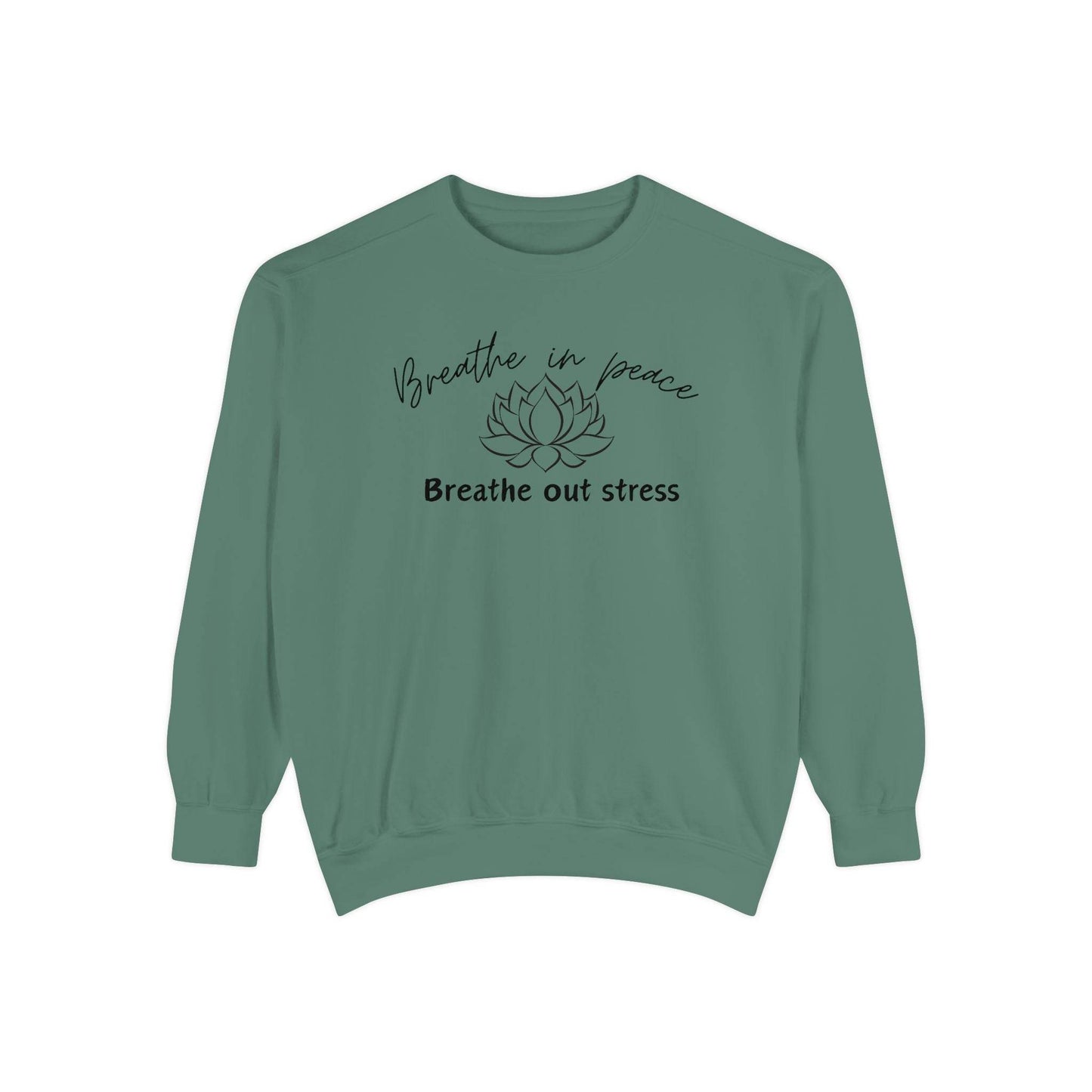 Breathe in Peace Sweatshirt - FitLife - WellnessOasis