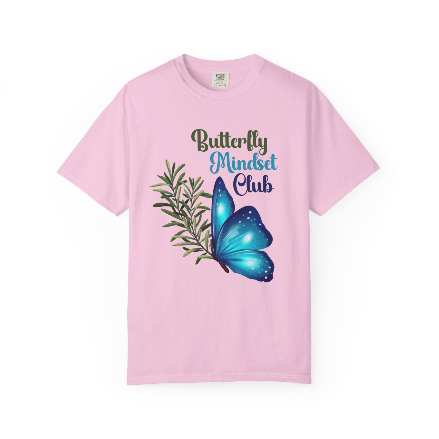 Butterfly Mindset Club T-shirt - FitLife - WellnessOasis
