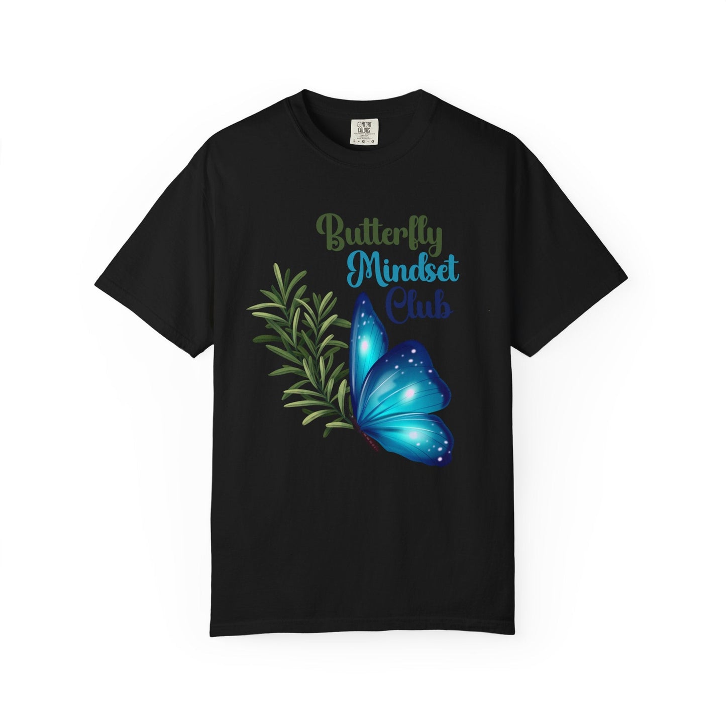 Butterfly Mindset Club T-shirt - FitLife - WellnessOasis