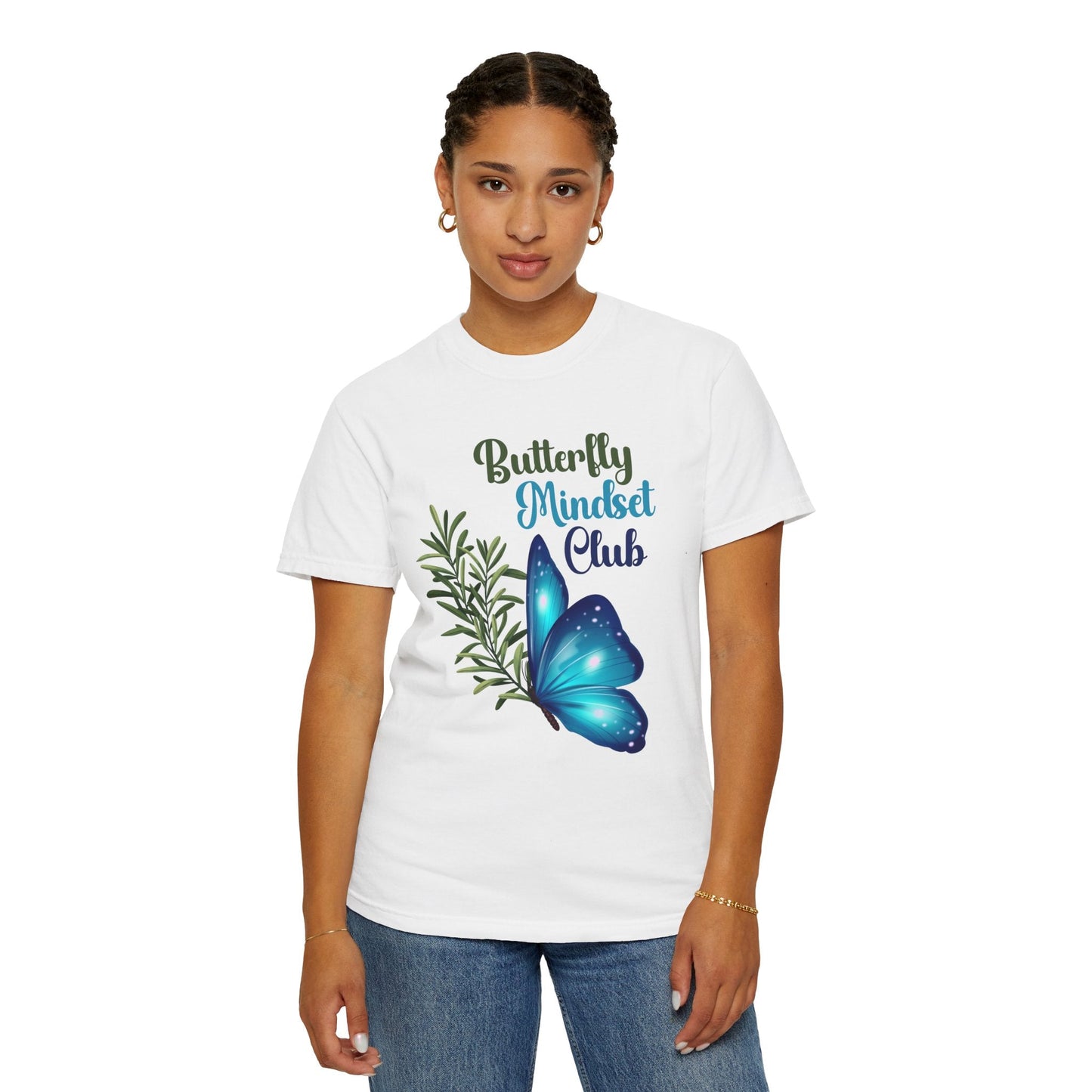 Butterfly Mindset Club T-shirt - FitLife - WellnessOasis