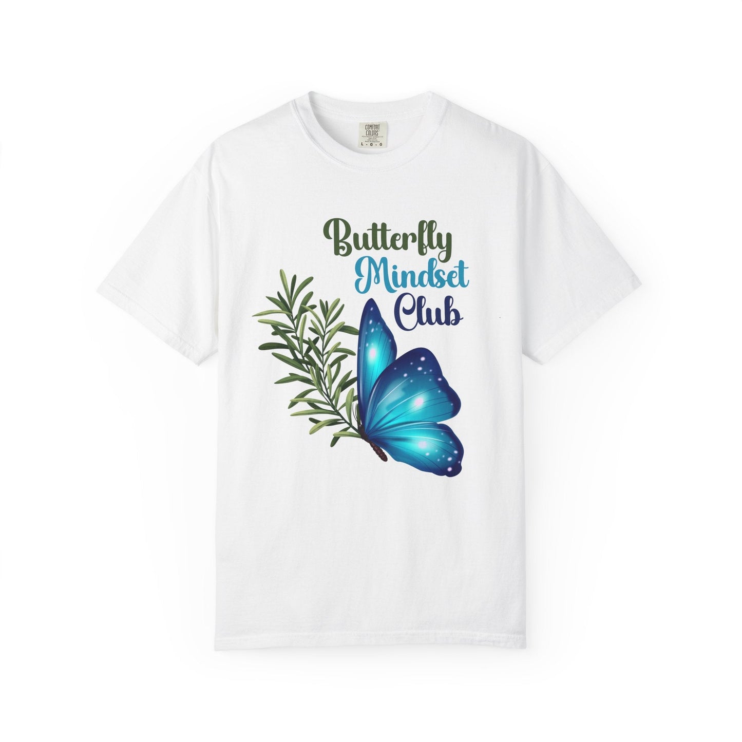 Butterfly Mindset Club T-shirt - FitLife - WellnessOasis