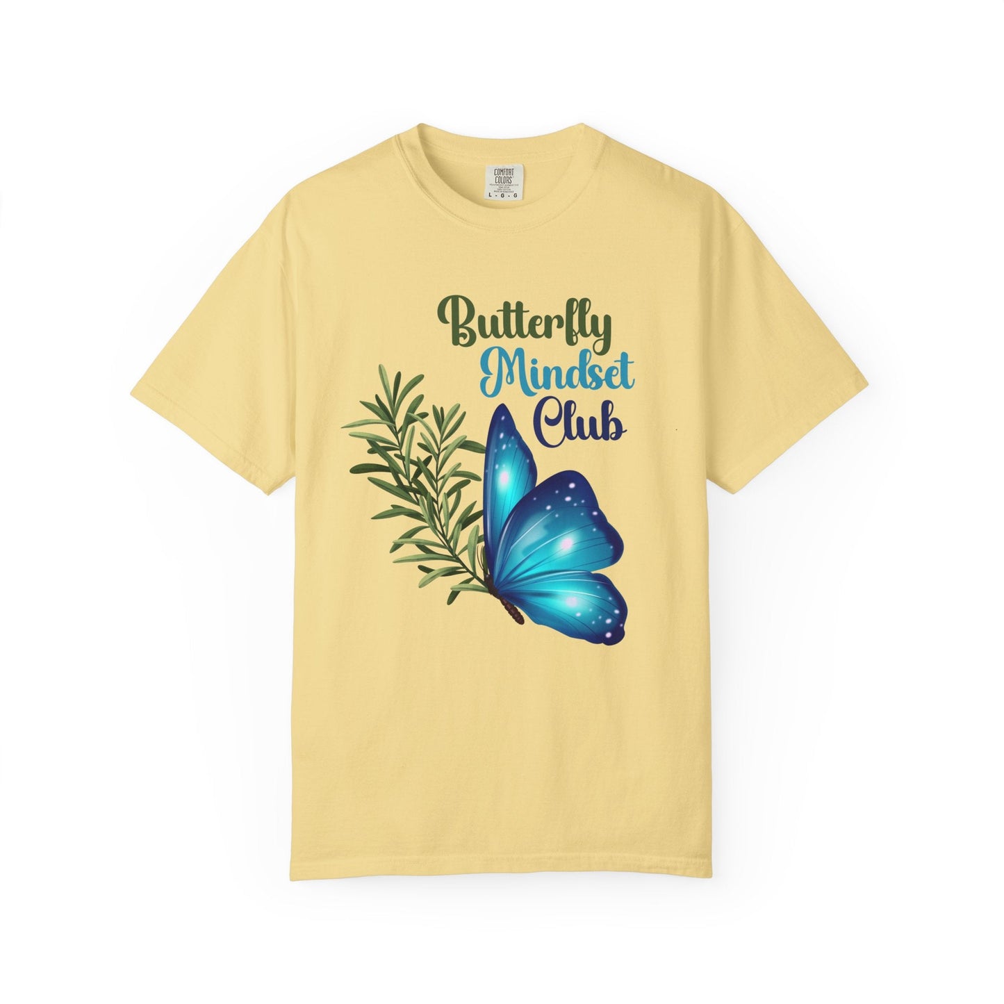 Butterfly Mindset Club T-shirt - FitLife - WellnessOasis