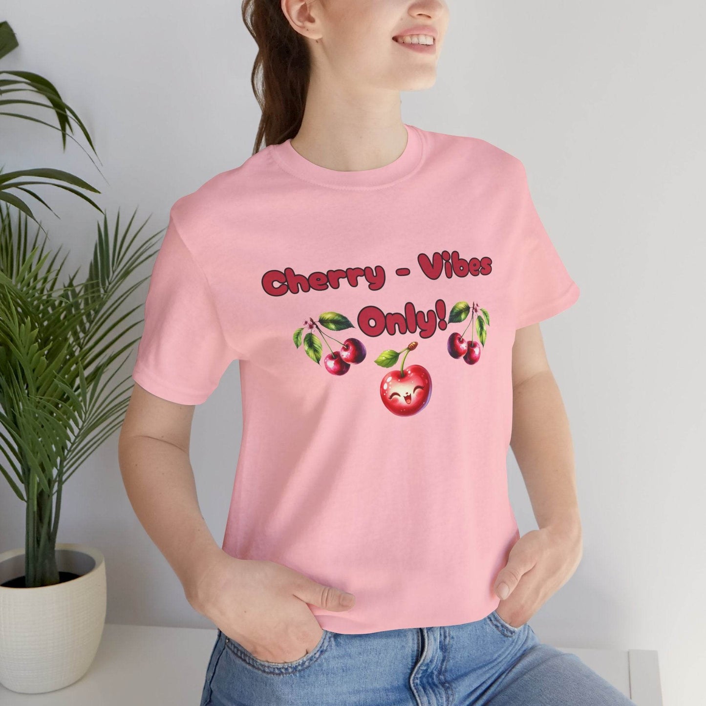 Cherry Vibes - T-Shirt for Summer Celebrations - FitLife - WellnessOasis