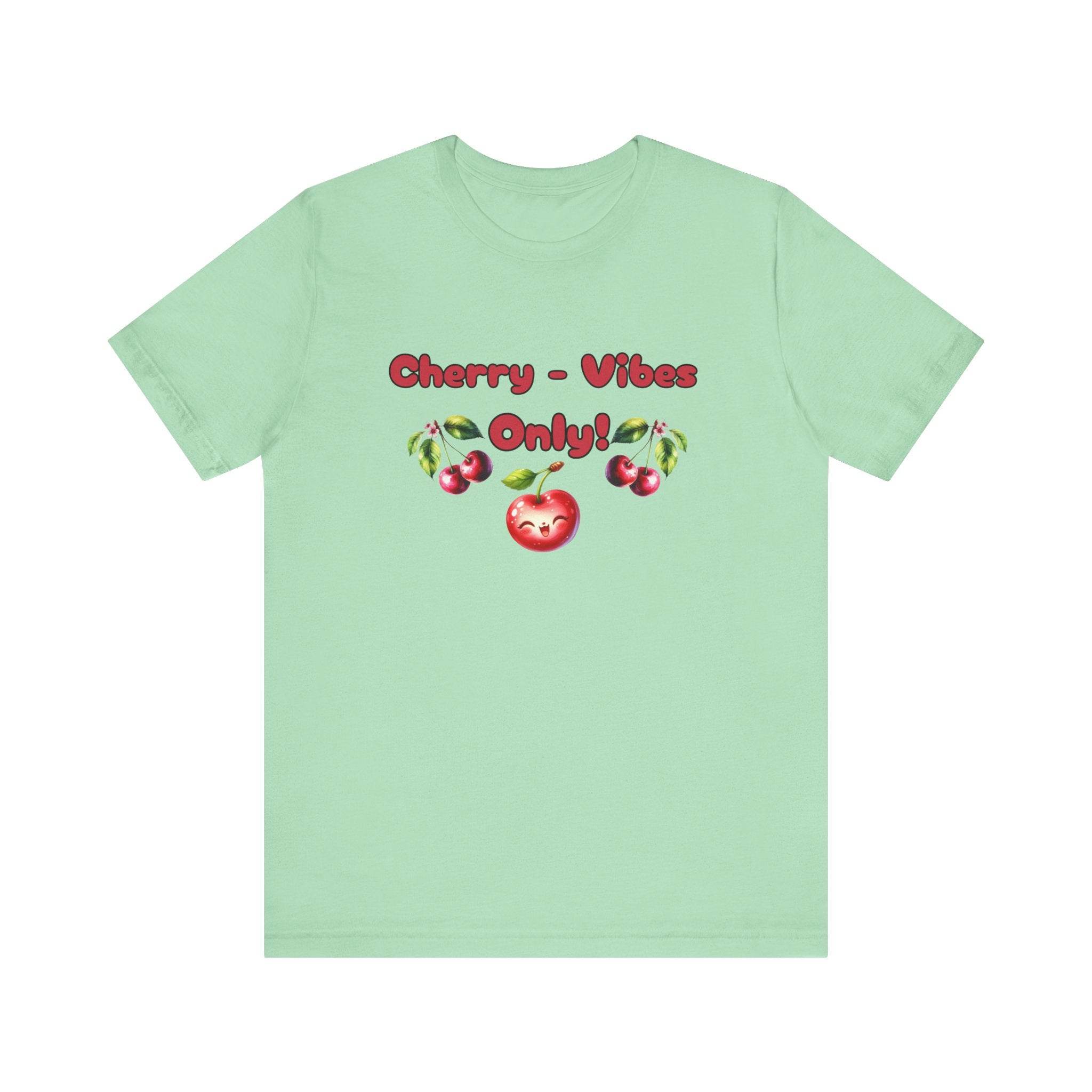 Cherry Vibes - T-Shirt for Summer Celebrations - FitLife - WellnessOasis