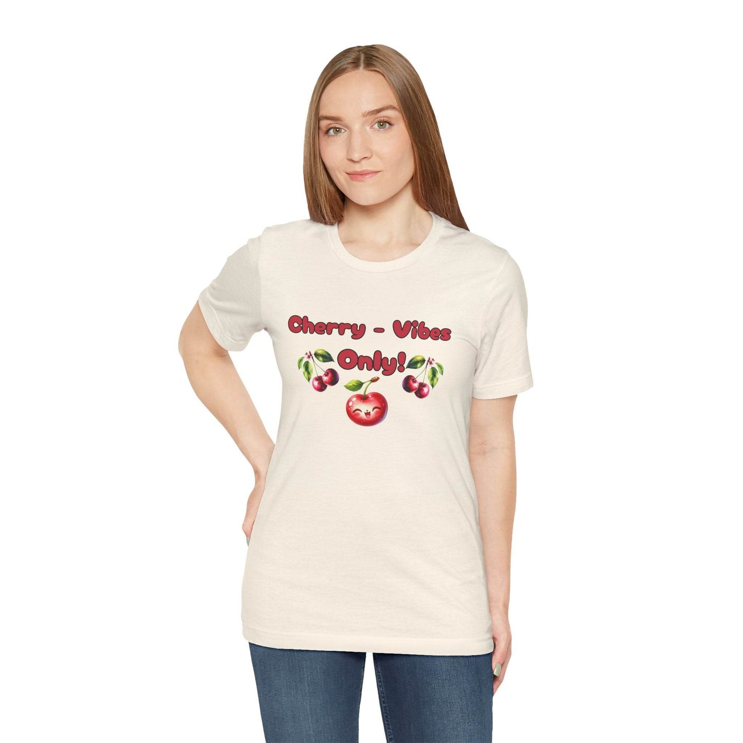 Cherry Vibes - T-Shirt for Summer Celebrations - FitLife - WellnessOasis