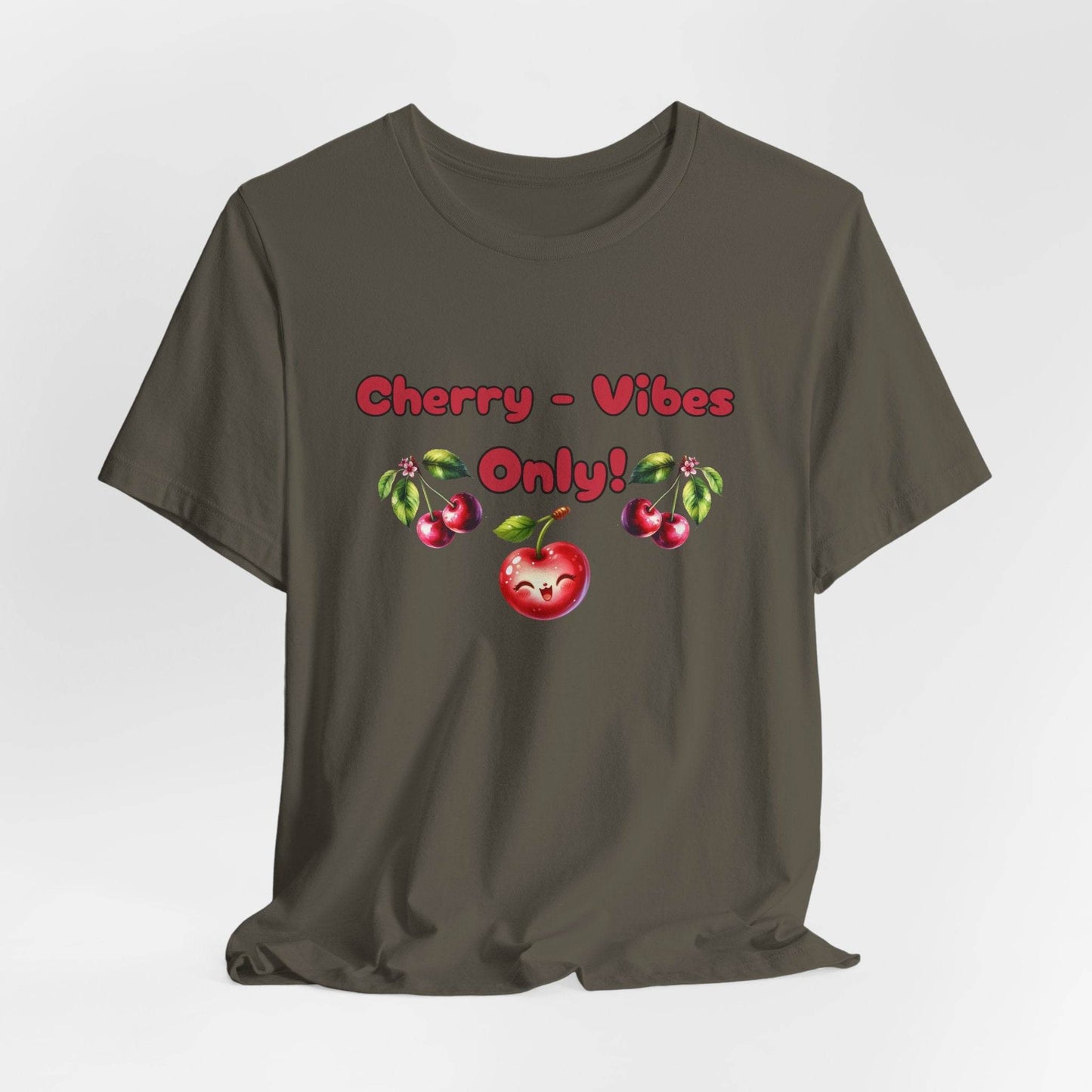 Cherry Vibes - T-Shirt for Summer Celebrations - FitLife - WellnessOasis