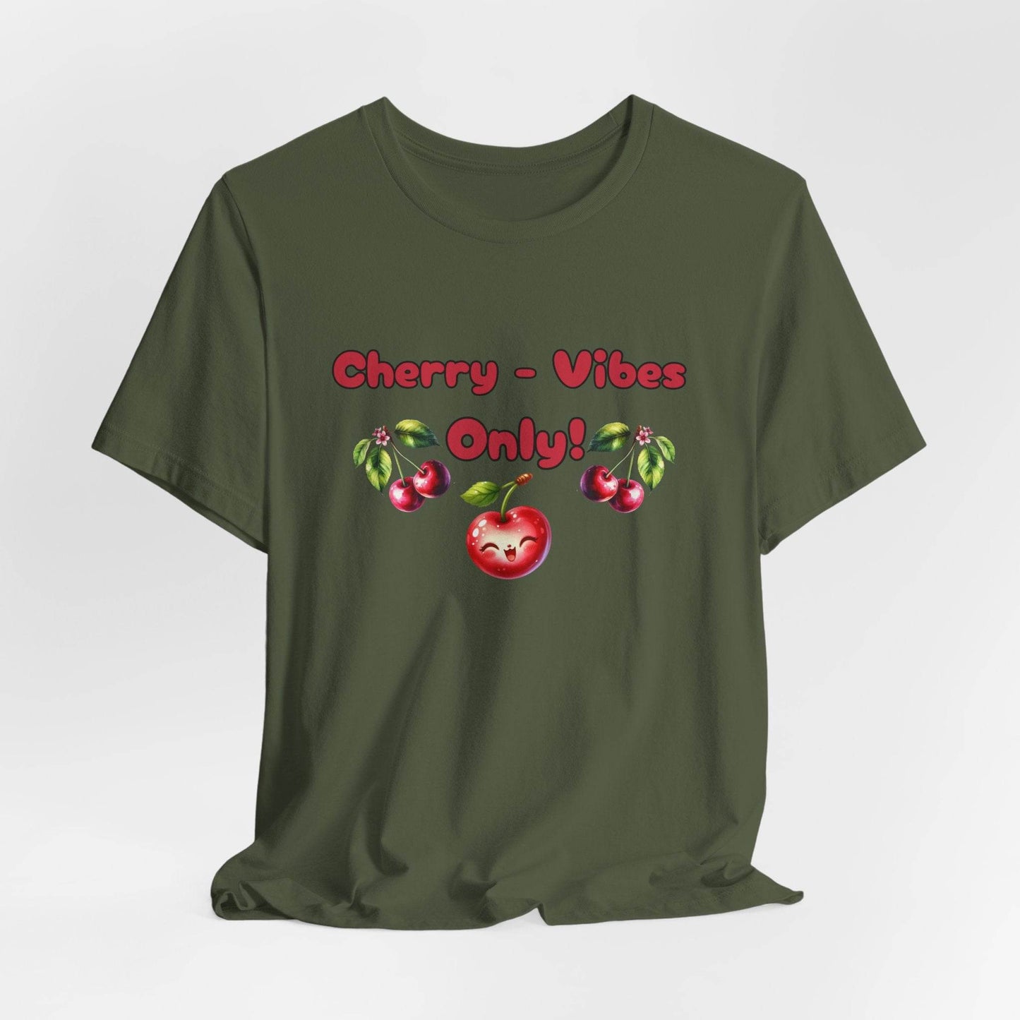 Cherry Vibes - T-Shirt for Summer Celebrations - FitLife - WellnessOasis
