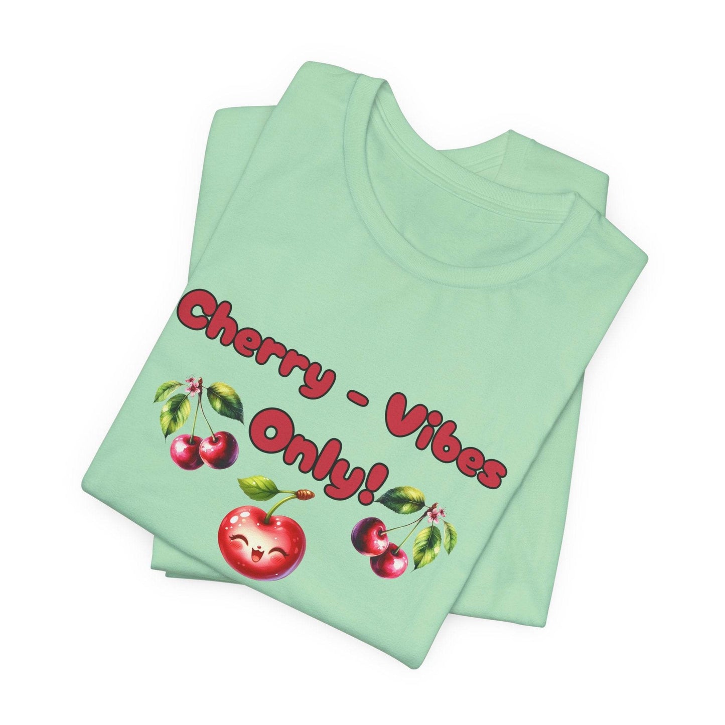 Cherry Vibes - T-Shirt for Summer Celebrations - FitLife - WellnessOasis