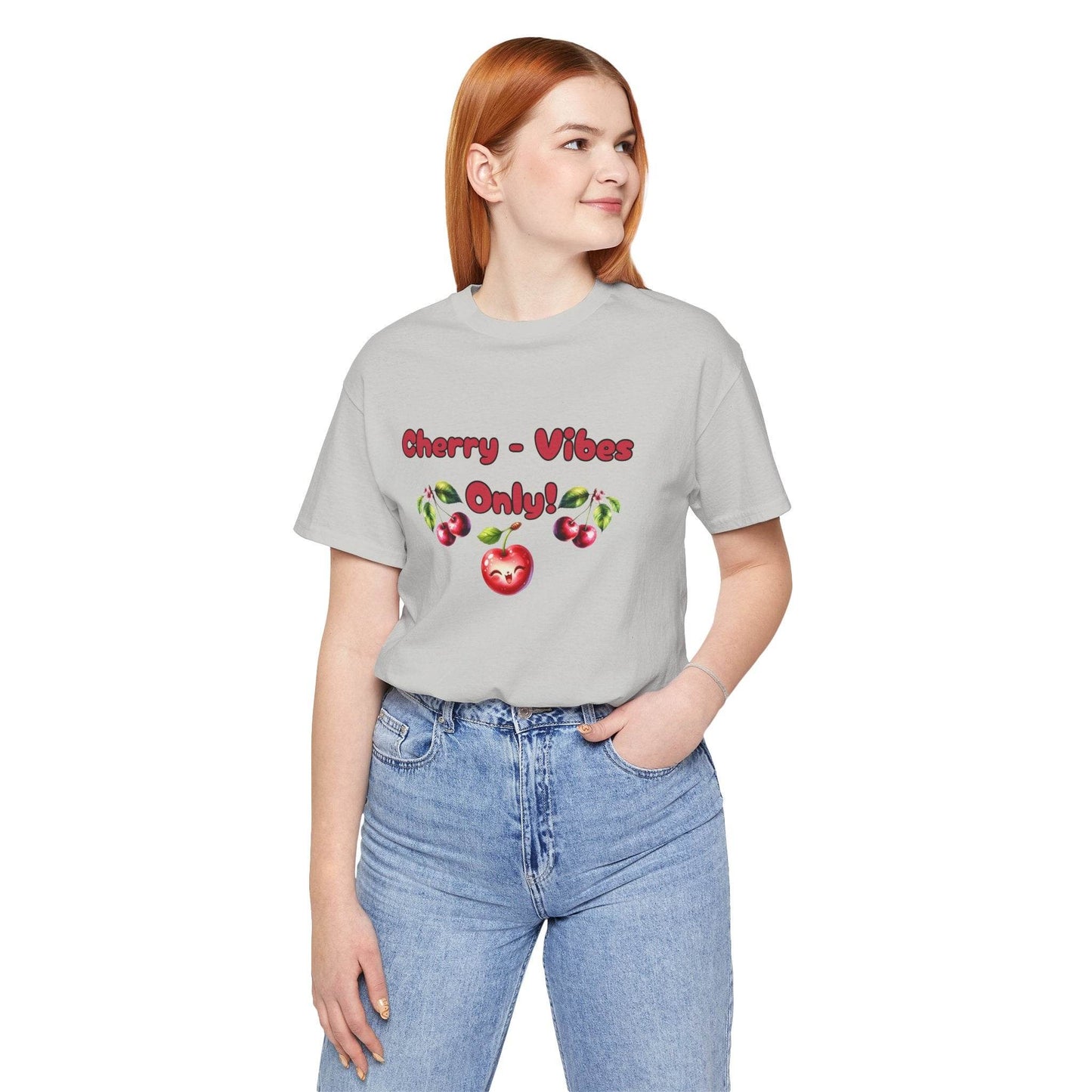 Cherry Vibes - T-Shirt for Summer Celebrations - FitLife - WellnessOasis