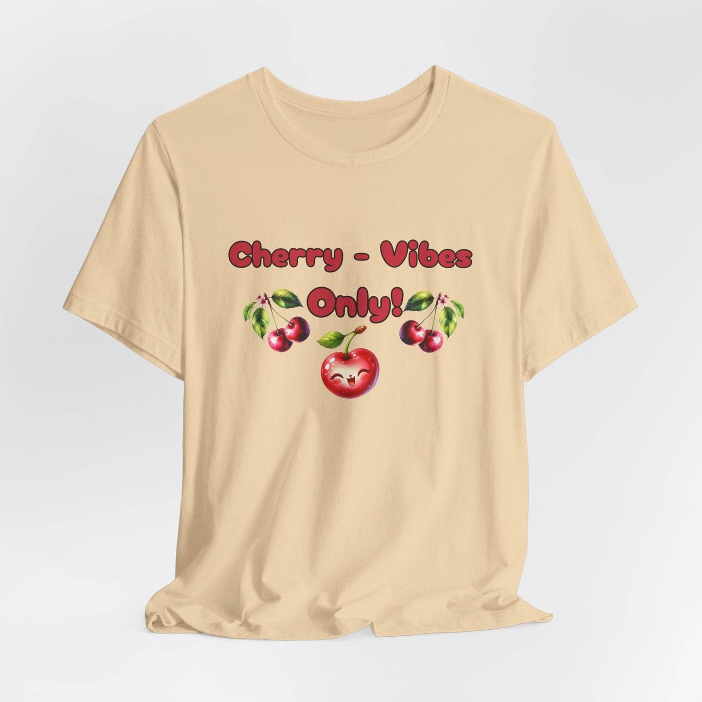 Cherry Vibes - T-Shirt for Summer Celebrations - FitLife - WellnessOasis
