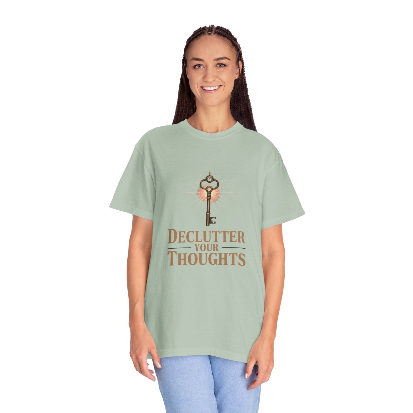 Declutter Your Thoughts T-Shirt – Mindfulness Shirt, Mental Health Tee - FitLife - WellnessOasis