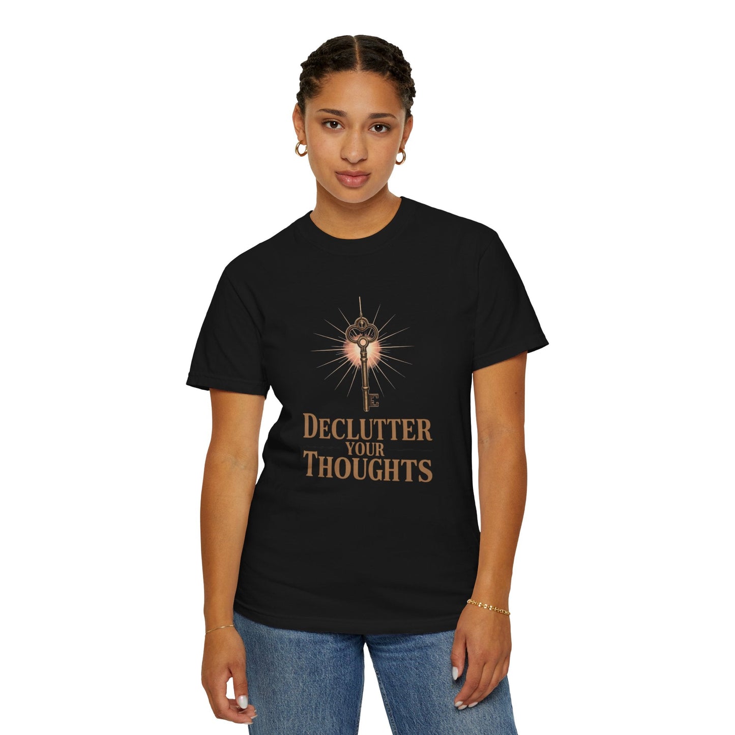 Declutter Your Thoughts T-Shirt – Mindfulness Shirt, Mental Health Tee - FitLife - WellnessOasis