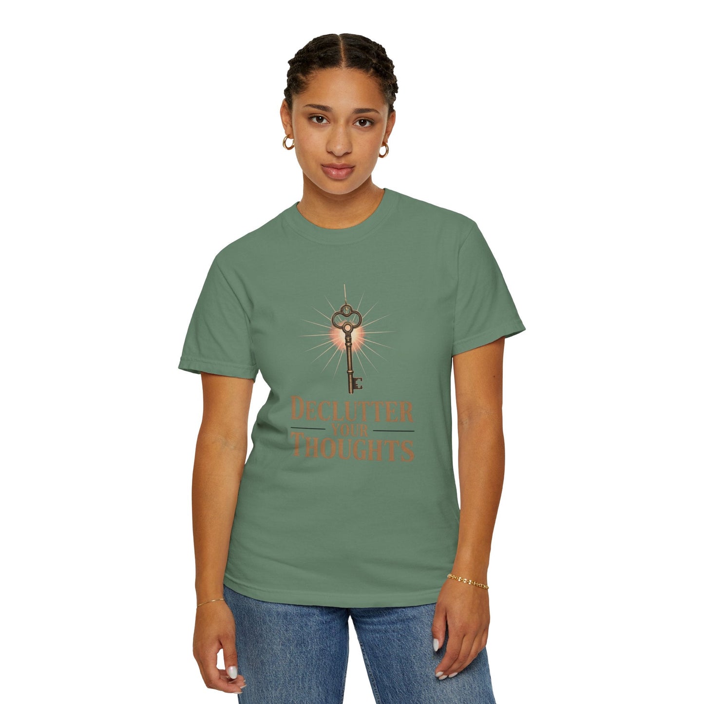 Declutter Your Thoughts T-Shirt – Mindfulness Shirt, Mental Health Tee - FitLife - WellnessOasis