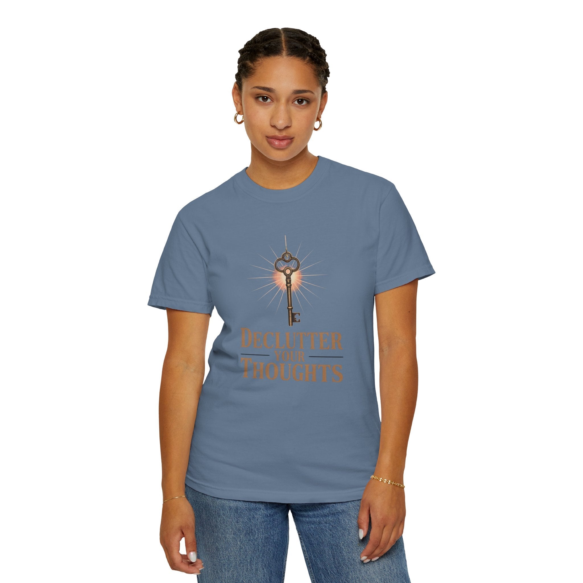 Declutter Your Thoughts T-Shirt – Mindfulness Shirt, Mental Health Tee - FitLife - WellnessOasis