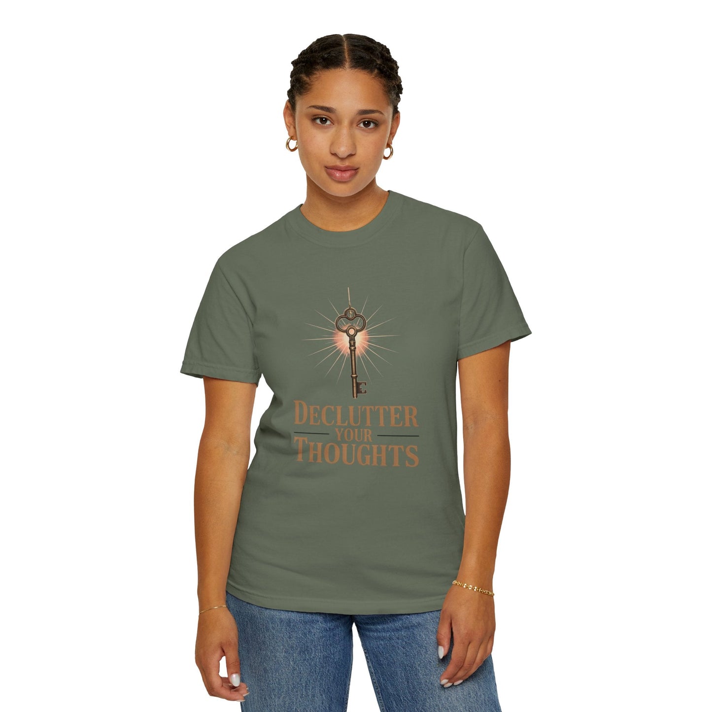 Declutter Your Thoughts T-Shirt – Mindfulness Shirt, Mental Health Tee - FitLife - WellnessOasis