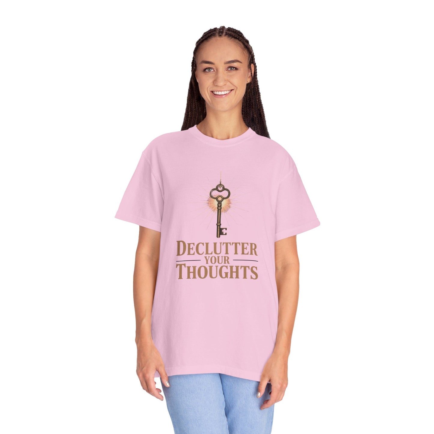 Declutter Your Thoughts T-Shirt – Mindfulness Shirt, Mental Health Tee - FitLife - WellnessOasis
