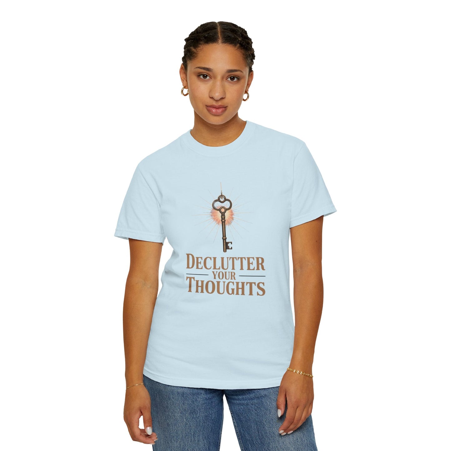 Declutter Your Thoughts T-Shirt – Mindfulness Shirt, Mental Health Tee - FitLife - WellnessOasis