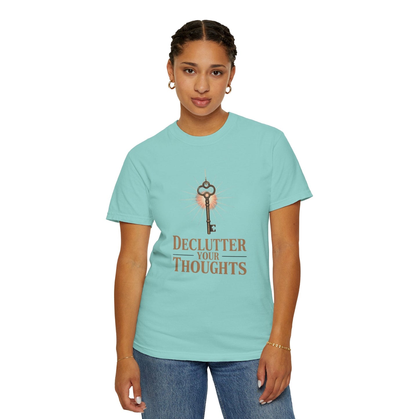 Declutter Your Thoughts T-Shirt – Mindfulness Shirt, Mental Health Tee - FitLife - WellnessOasis