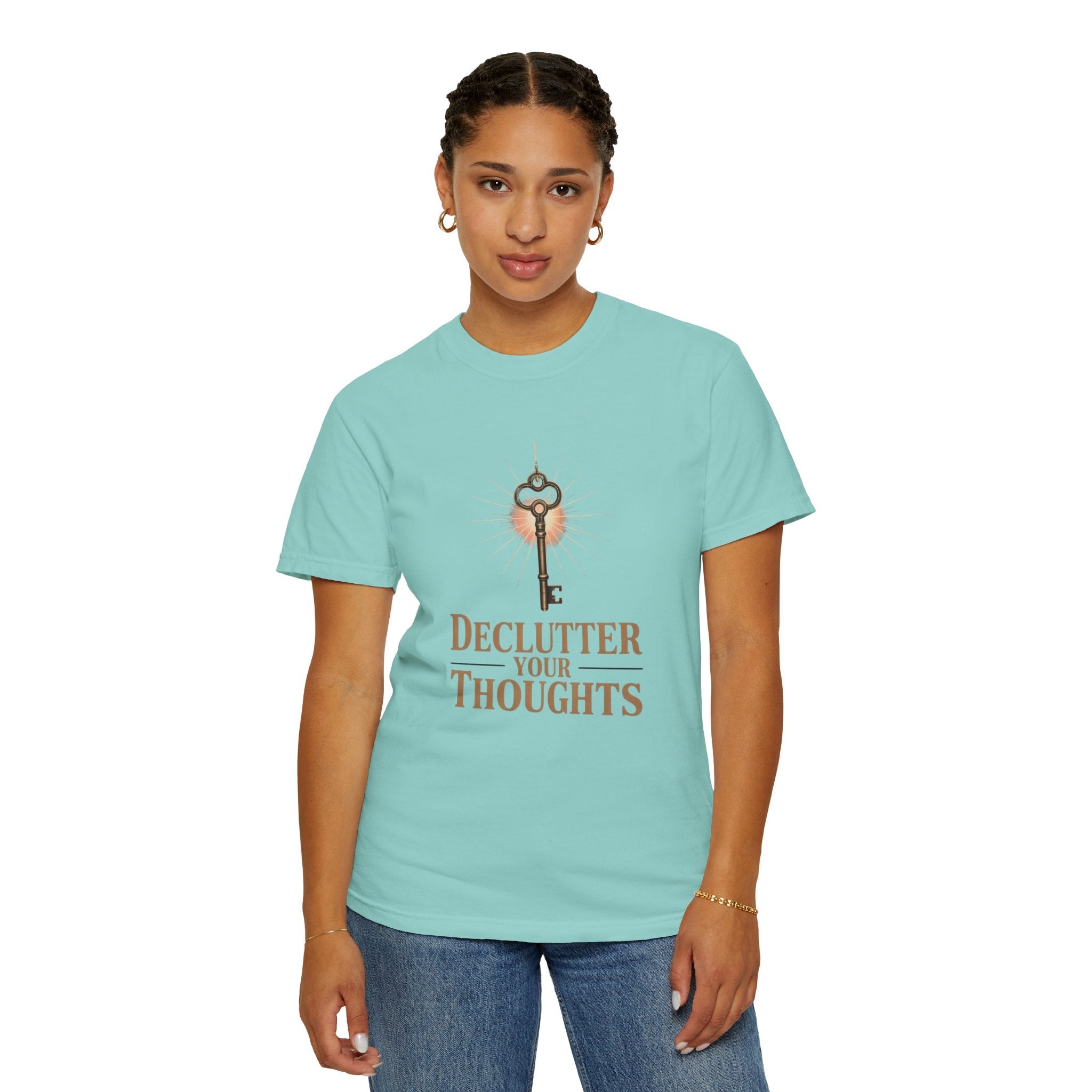 Declutter Your Thoughts T-Shirt – Mindfulness Shirt, Mental Health Tee - FitLife - WellnessOasis