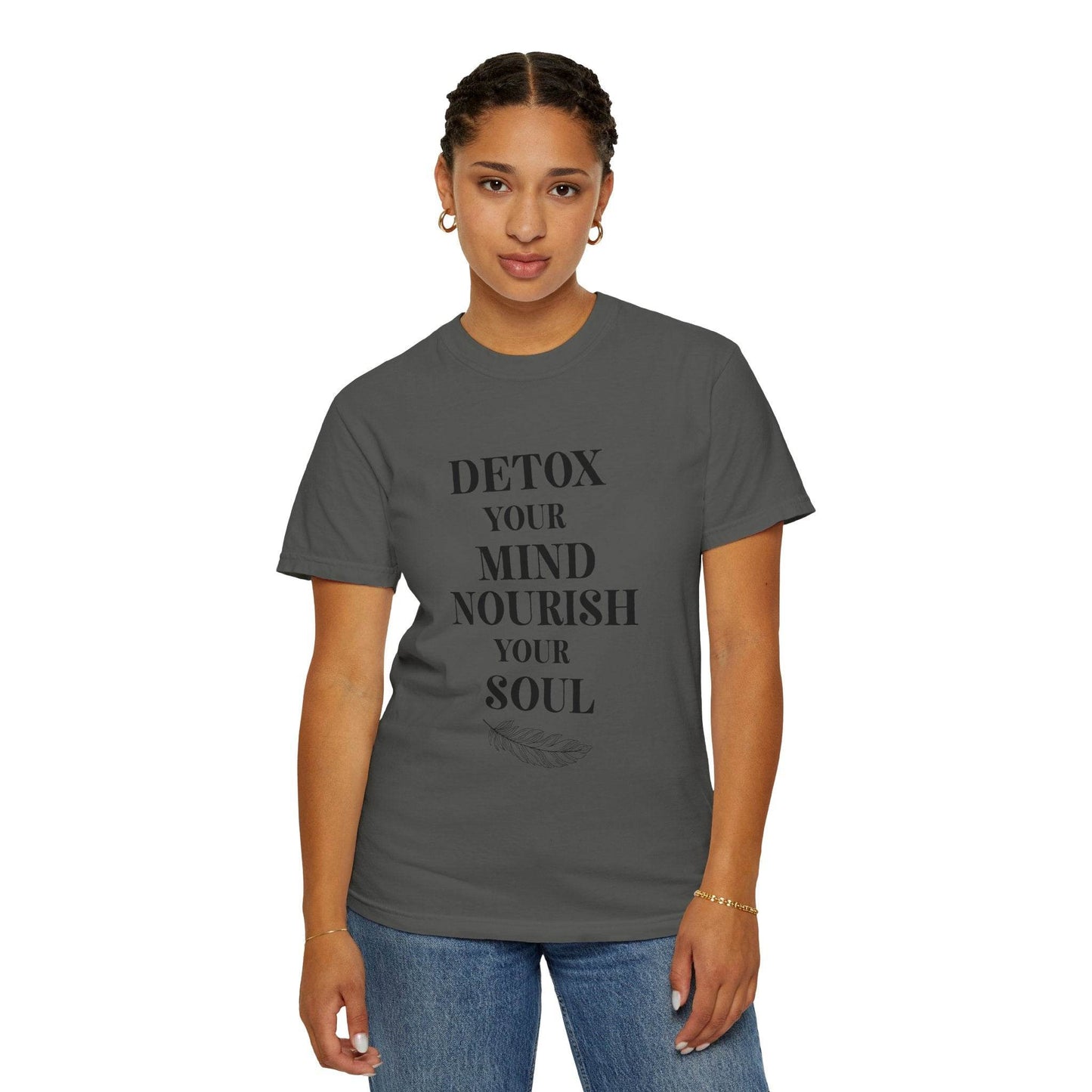 Detox Your Mind T-shirt– Wellness & Mindfulness Tee - FitLife - WellnessOasis