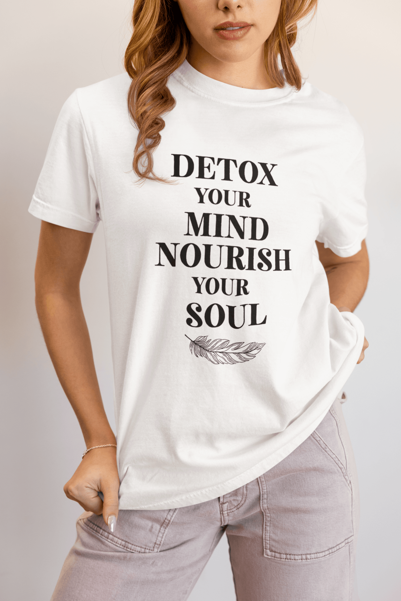 Detox Your Mind T-shirt– Wellness & Mindfulness Tee - FitLife - WellnessOasis