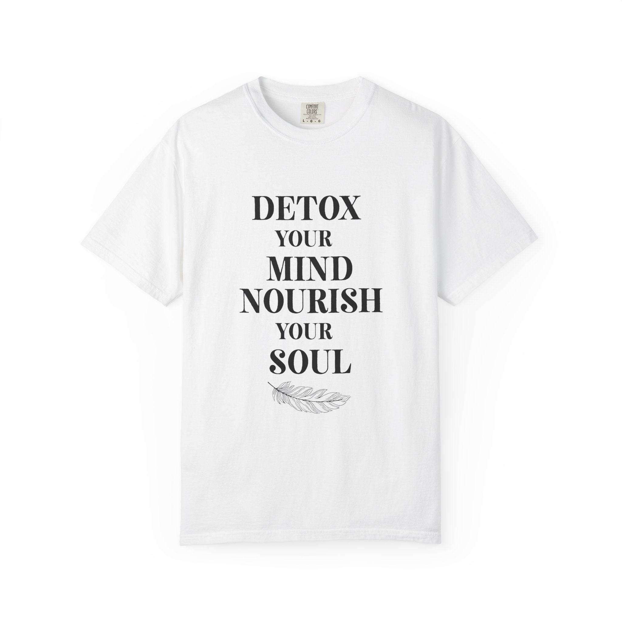 Detox Your Mind T-shirt– Wellness & Mindfulness Tee - FitLife - WellnessOasis