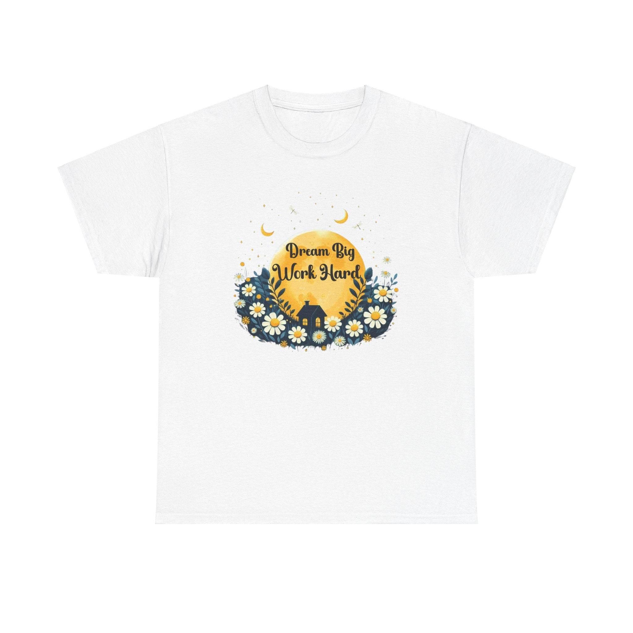 Dream Big Work Hard Tee - FitLife - WellnessOasis