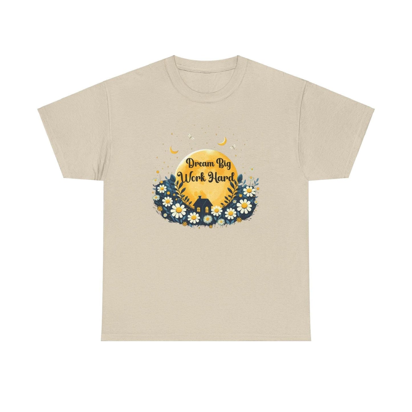 Dream Big Work Hard Tee - FitLife - WellnessOasis