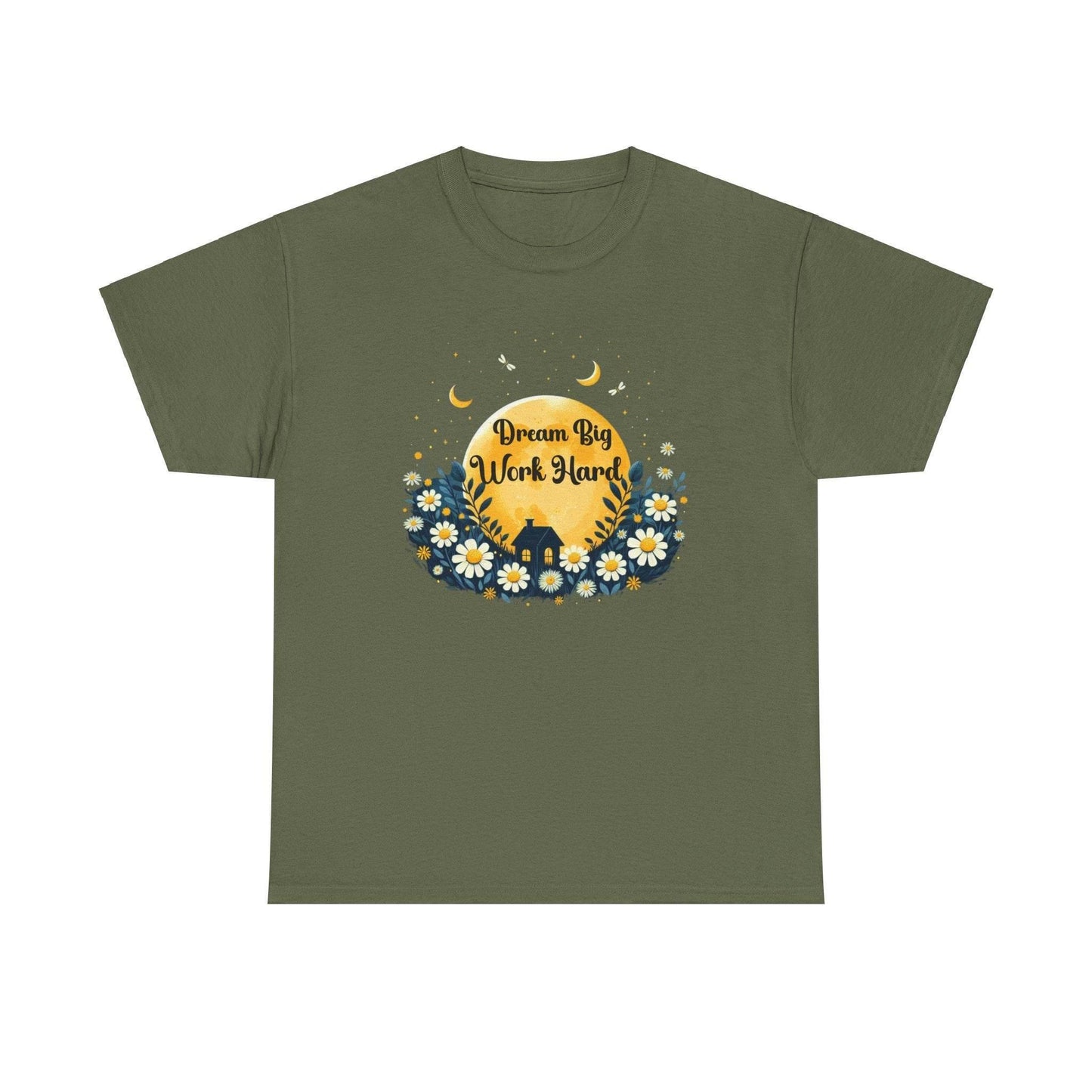 Dream Big Work Hard Tee - FitLife - WellnessOasis