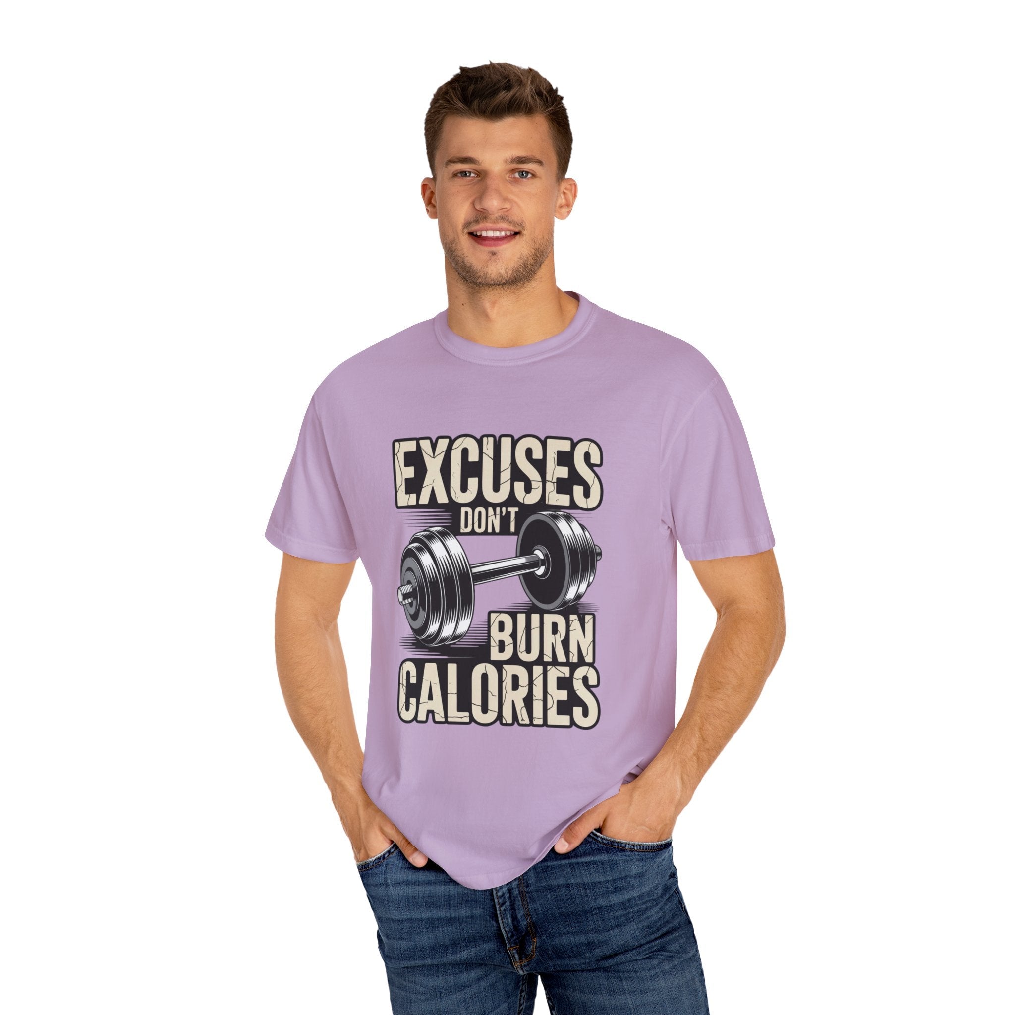 Excuses Don't Burn Calories | Motivational Fitness T-Shirt - FitLife - WellnessOasis
