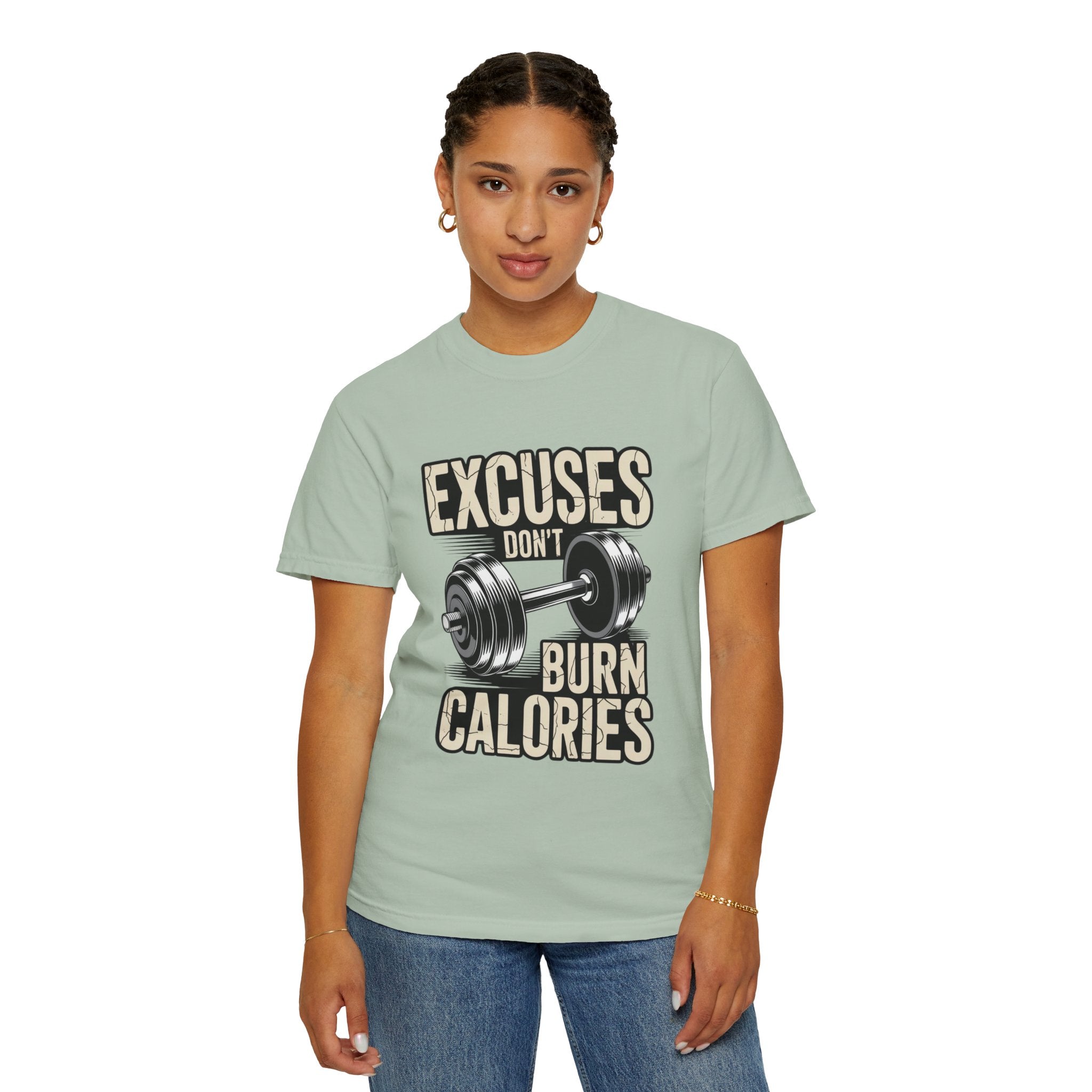 Excuses Don't Burn Calories | Motivational Fitness T-Shirt - FitLife - WellnessOasis