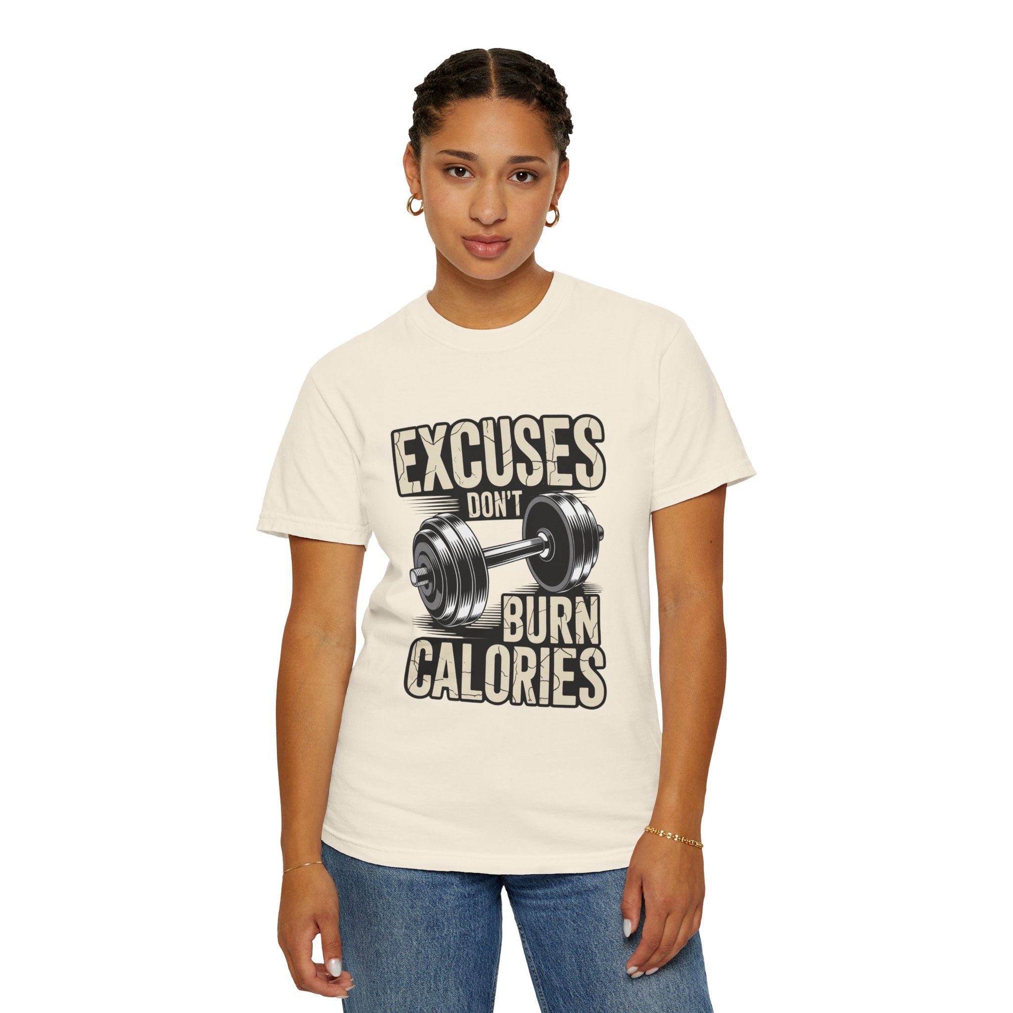 Excuses Don't Burn Calories | Motivational Fitness T-Shirt - FitLife - WellnessOasis