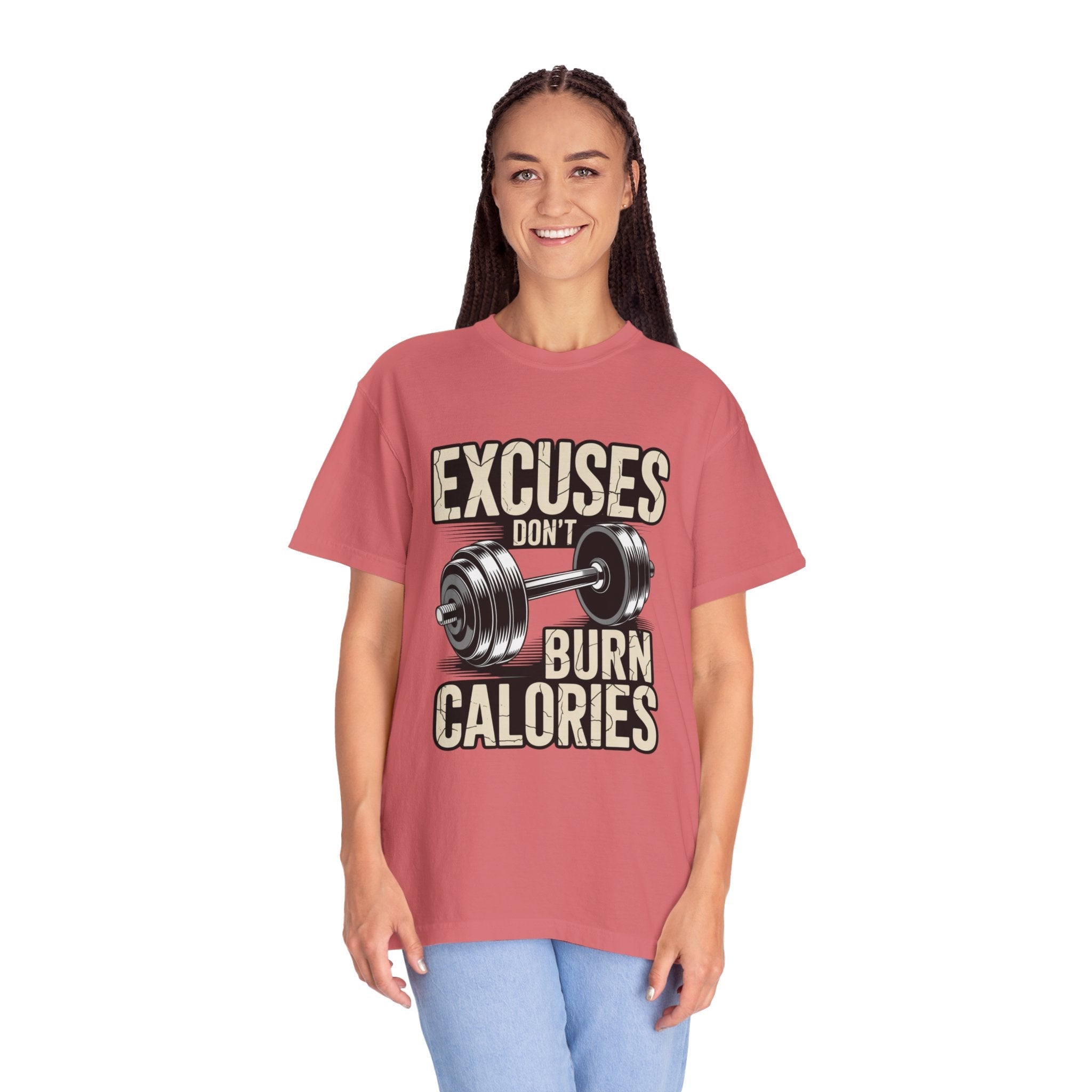Excuses Don't Burn Calories | Motivational Fitness T-Shirt - FitLife - WellnessOasis