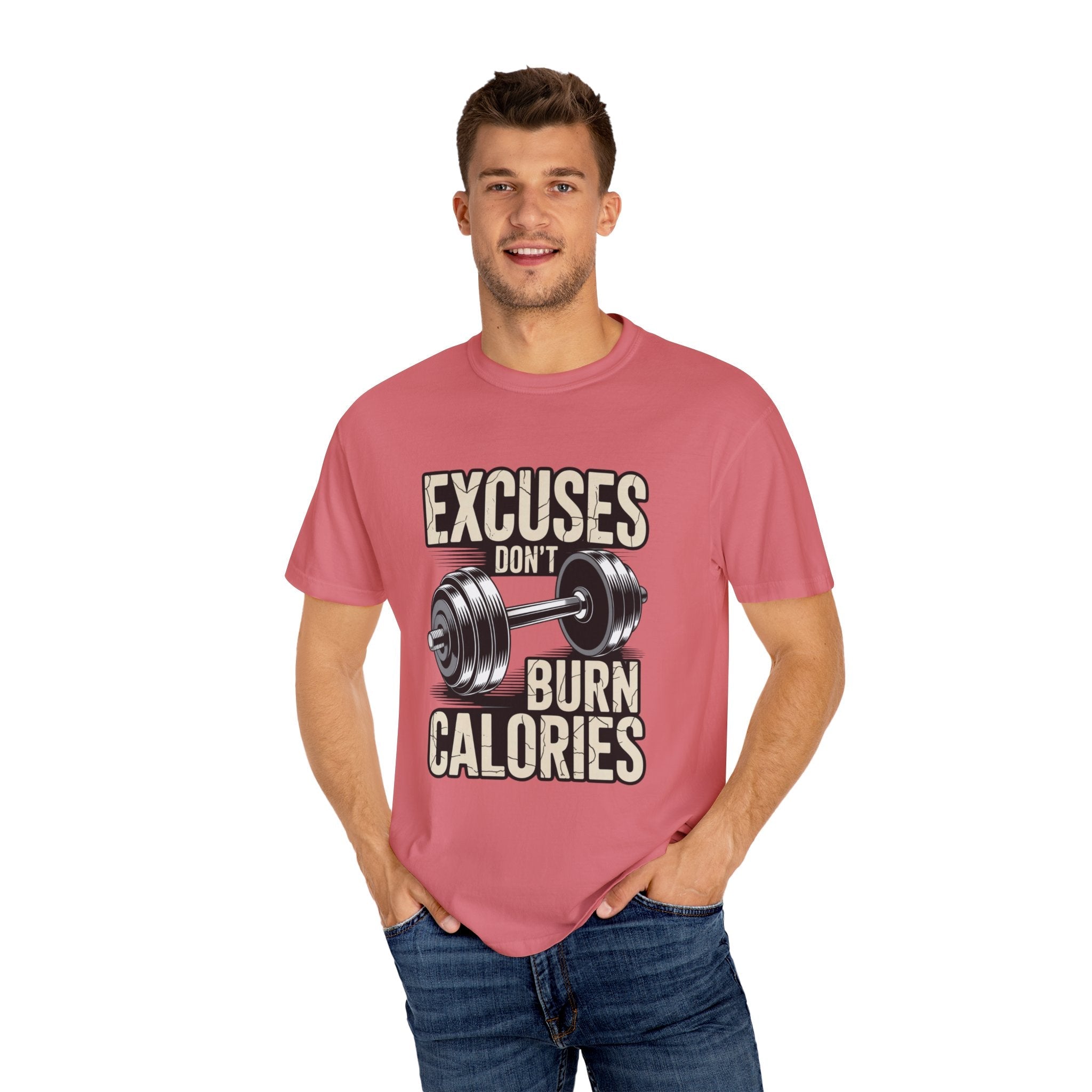 Excuses Don't Burn Calories | Motivational Fitness T-Shirt - FitLife - WellnessOasis