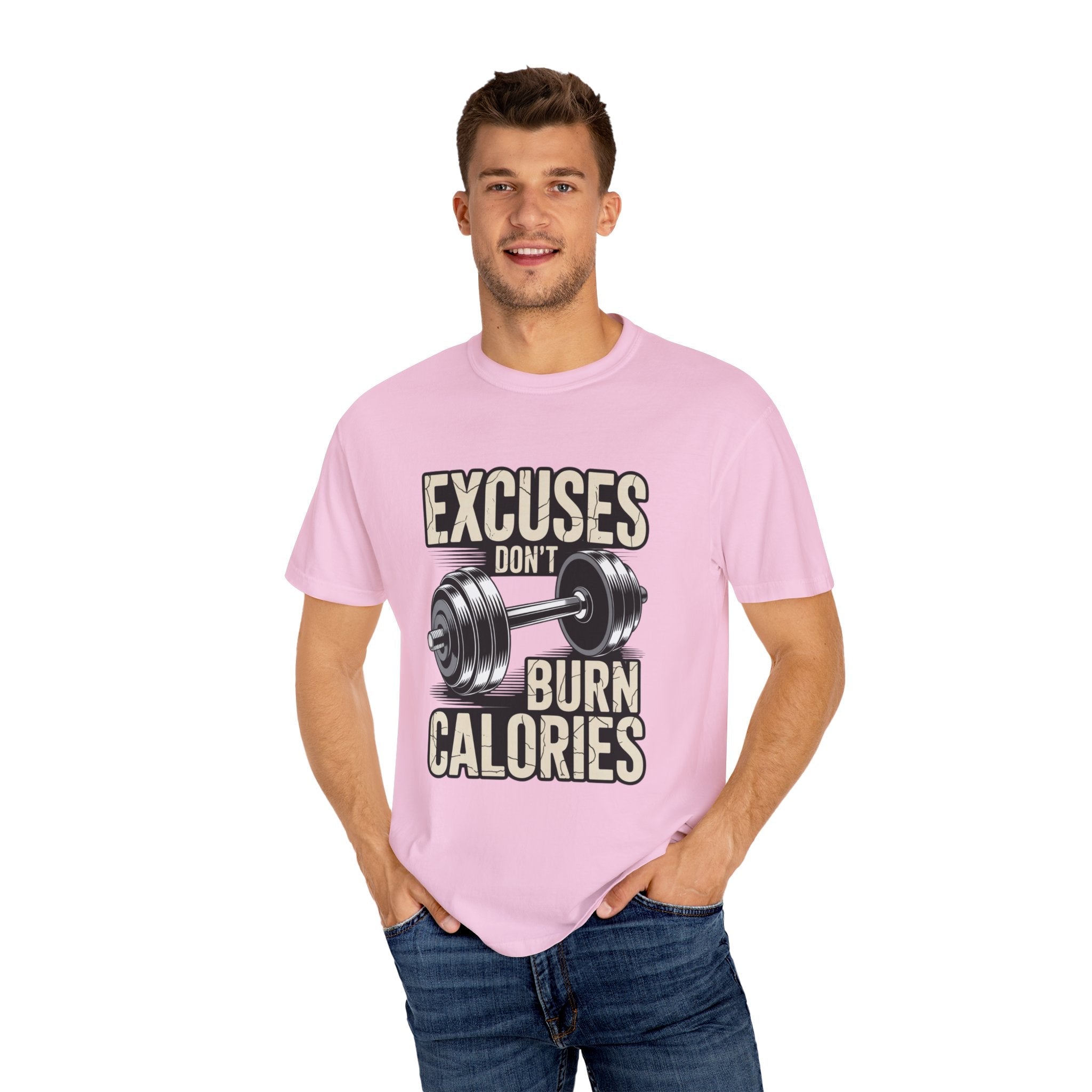 Excuses Don't Burn Calories | Motivational Fitness T-Shirt - FitLife - WellnessOasis
