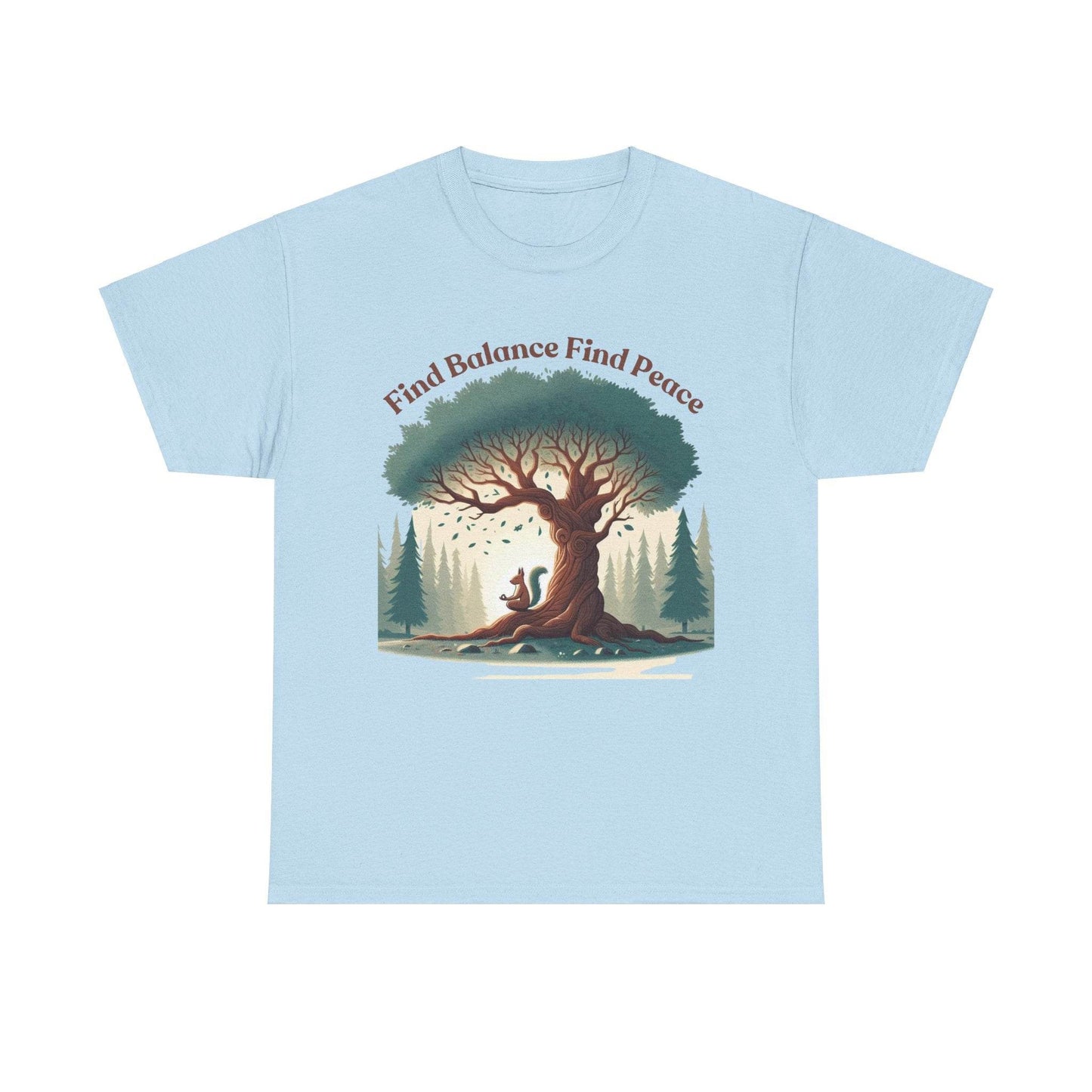 Find Balance Find Peace T-Shirt - FitLife - WellnessOasis