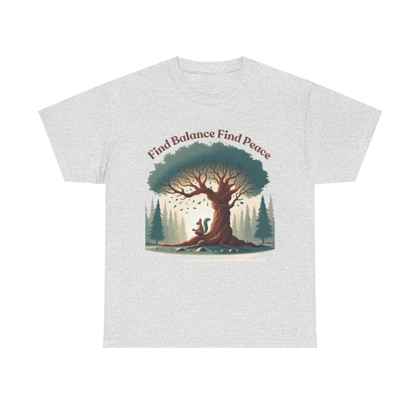 Find Balance Find Peace T-Shirt - FitLife - WellnessOasis