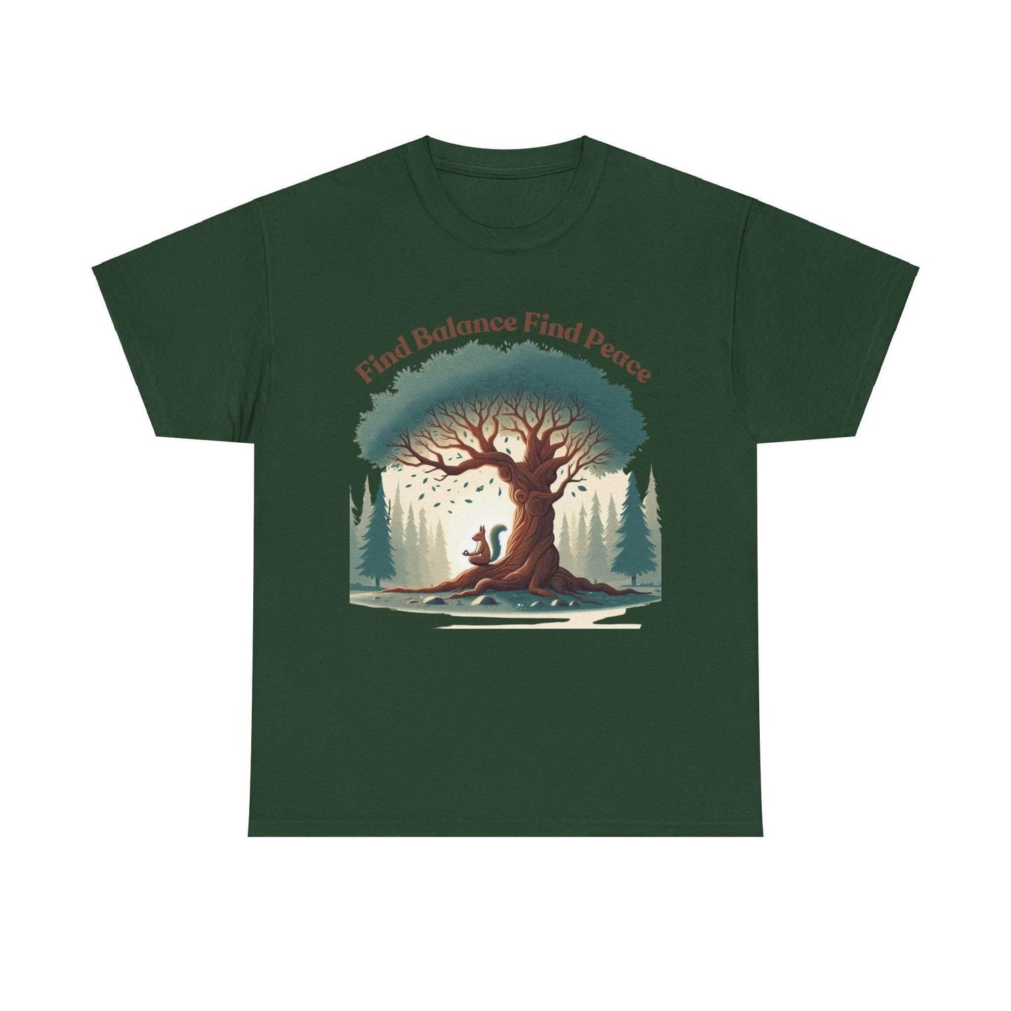 Find Balance Find Peace T-Shirt - FitLife - WellnessOasis