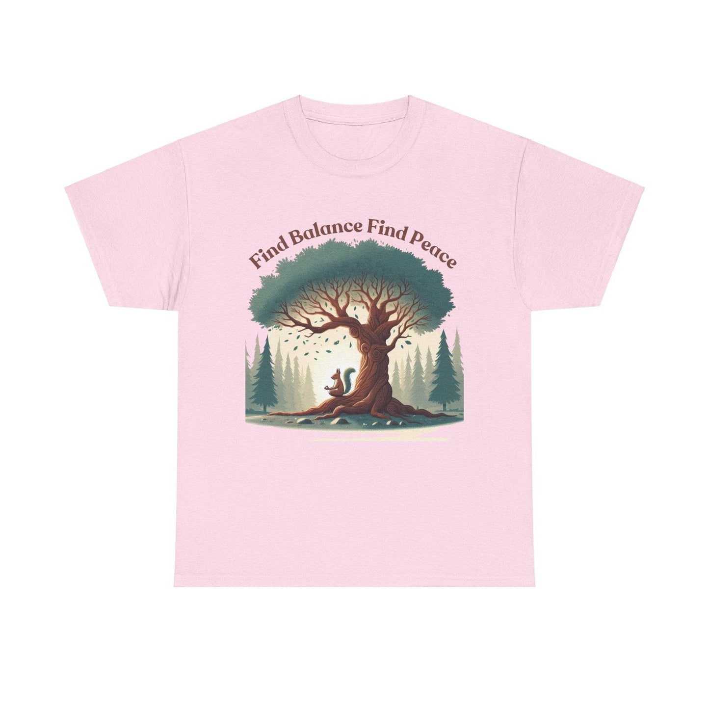 Find Balance Find Peace T-Shirt - FitLife - WellnessOasis