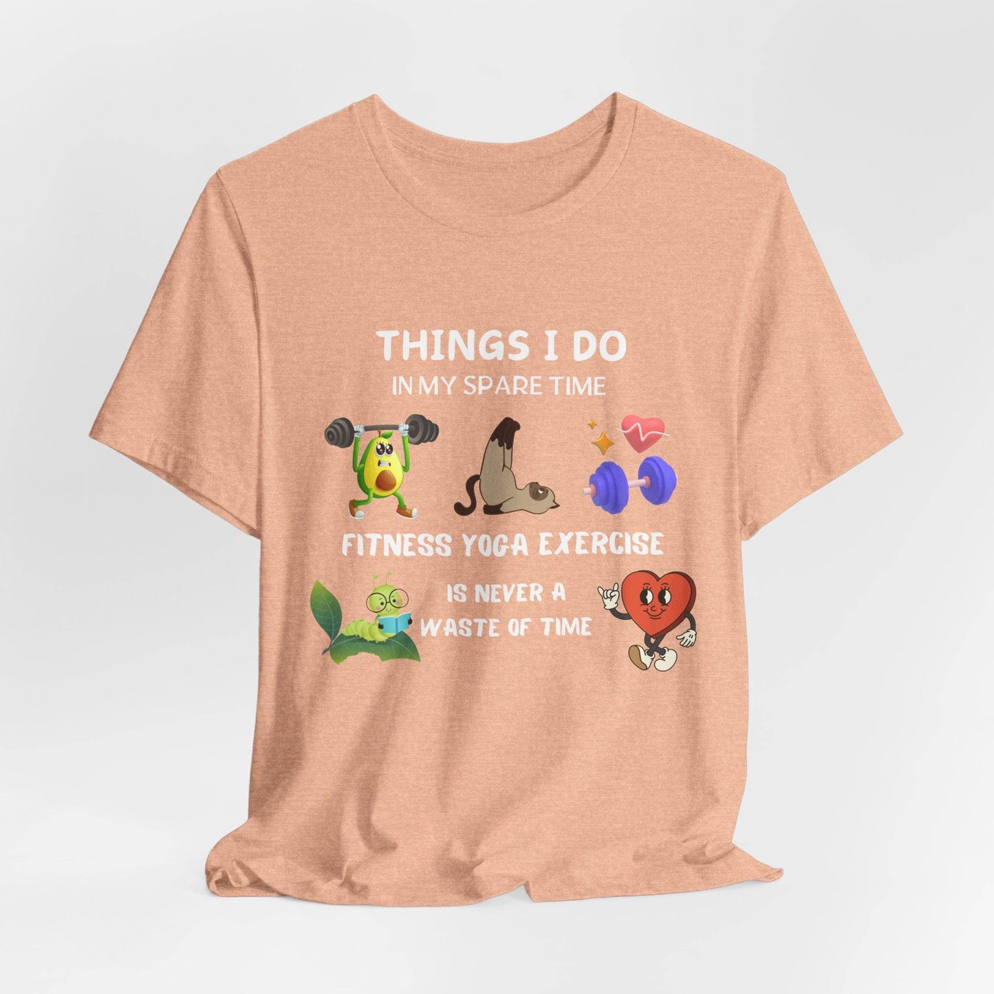 Fitness Fun Tee - Healthy Lifestyle Motif - FitLife - WellnessOasis