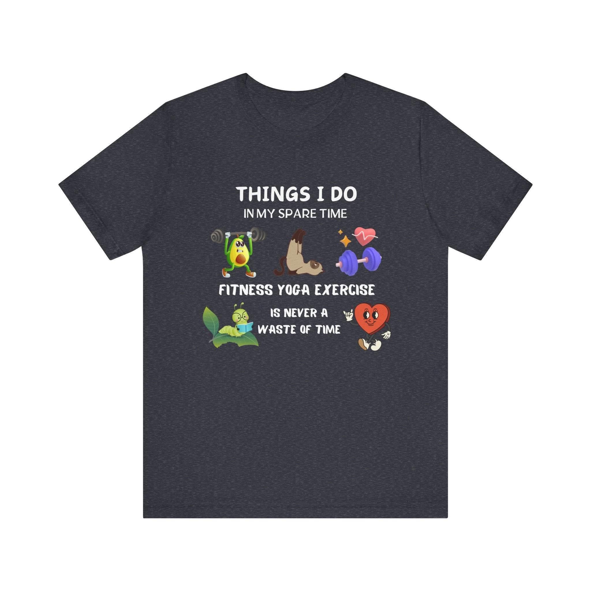 Fitness Fun Tee - Healthy Lifestyle Motif - FitLife - WellnessOasis