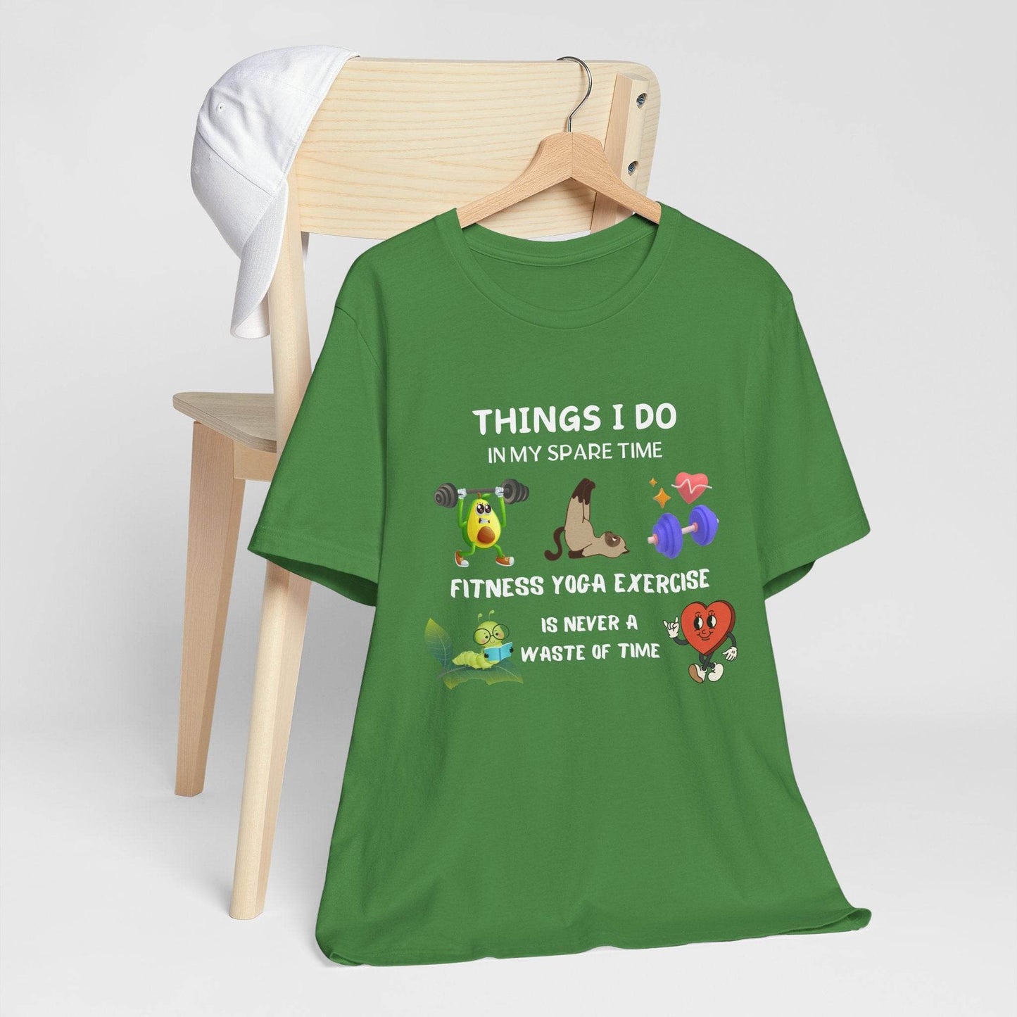 Fitness Fun Tee - Healthy Lifestyle Motif - FitLife - WellnessOasis