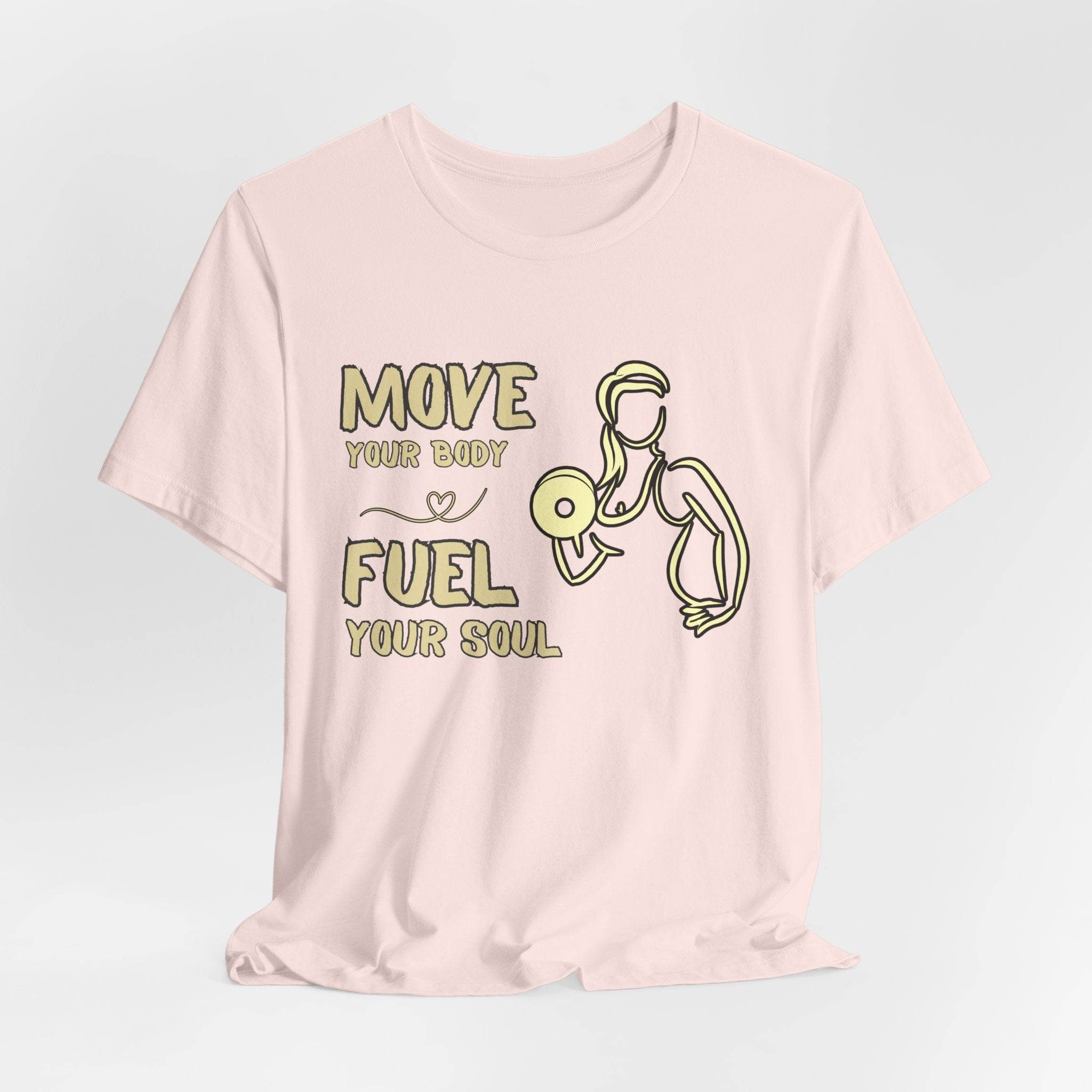 Fuel Your Soul Motivational Fitness Shirt - FitLife - WellnessOasis