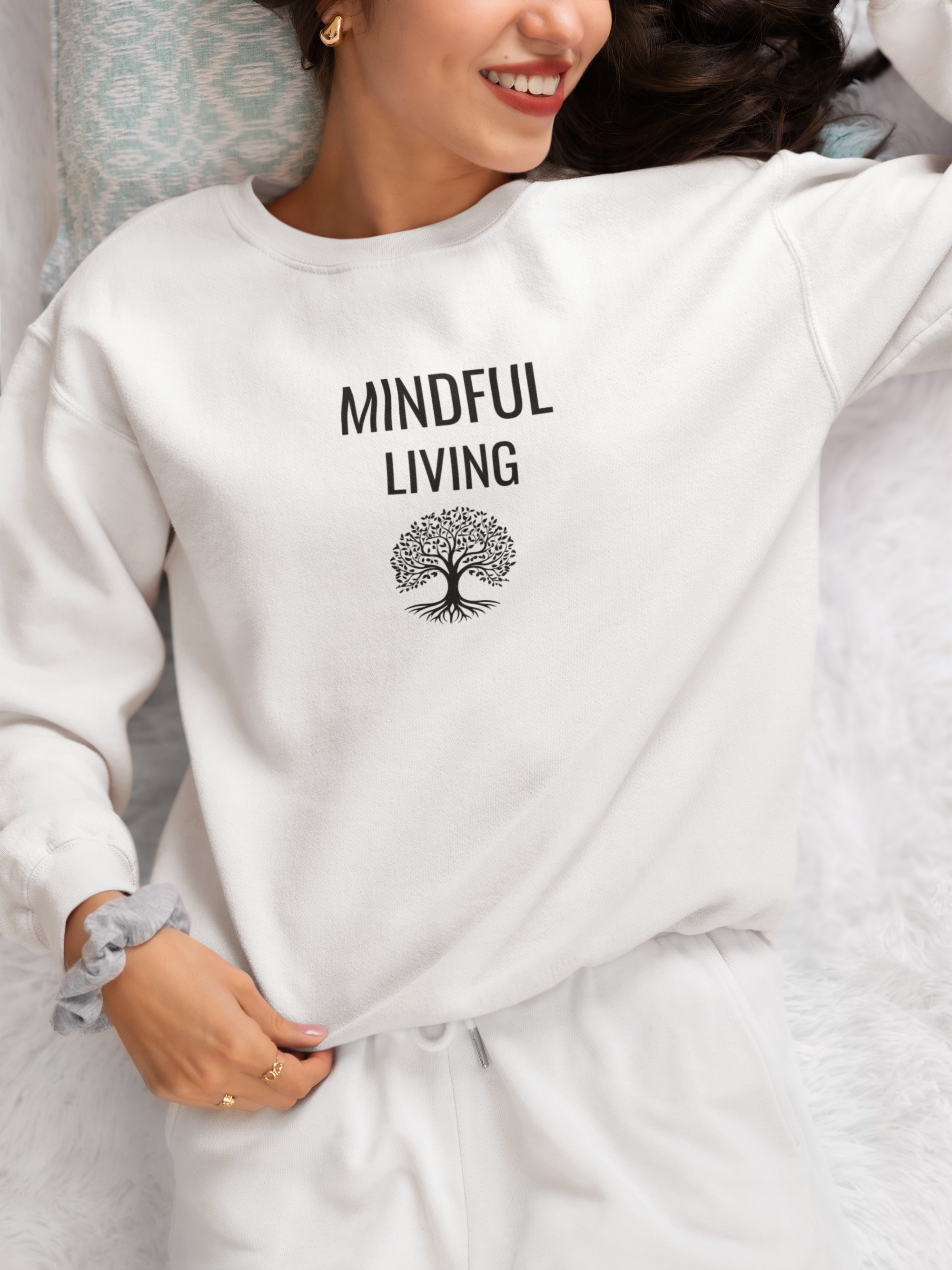 Mindful Living Unisex Lightweight Crewneck Sweatshirt