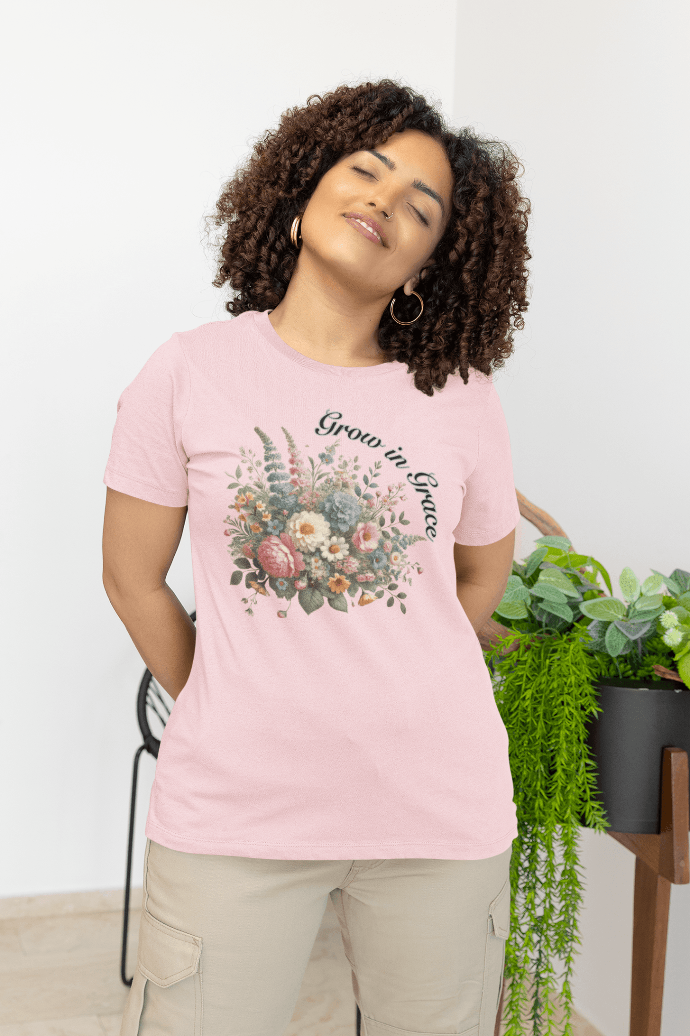 Grow in Grace Tee - FitLife - WellnessOasis