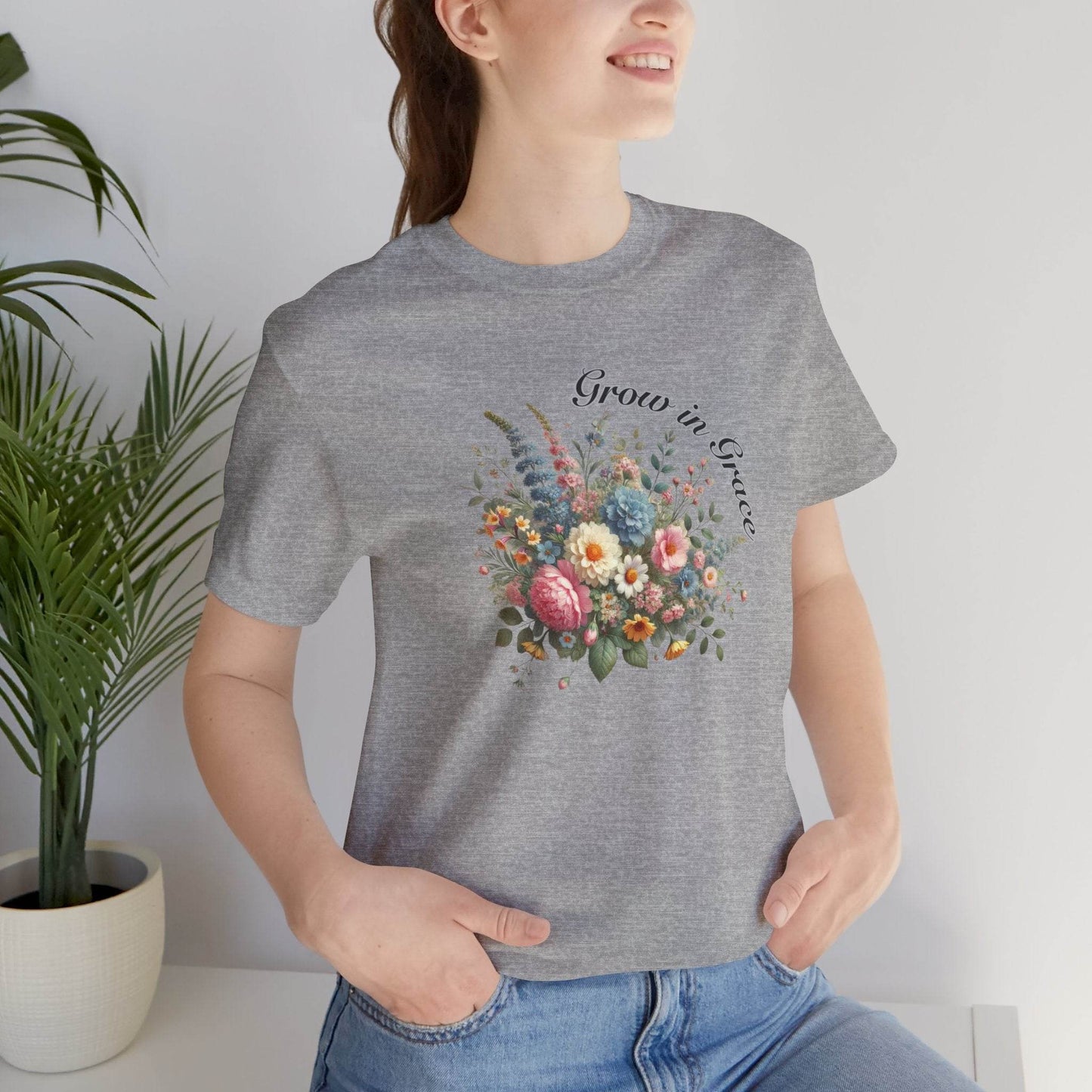 Grow in Grace Tee - FitLife - WellnessOasis