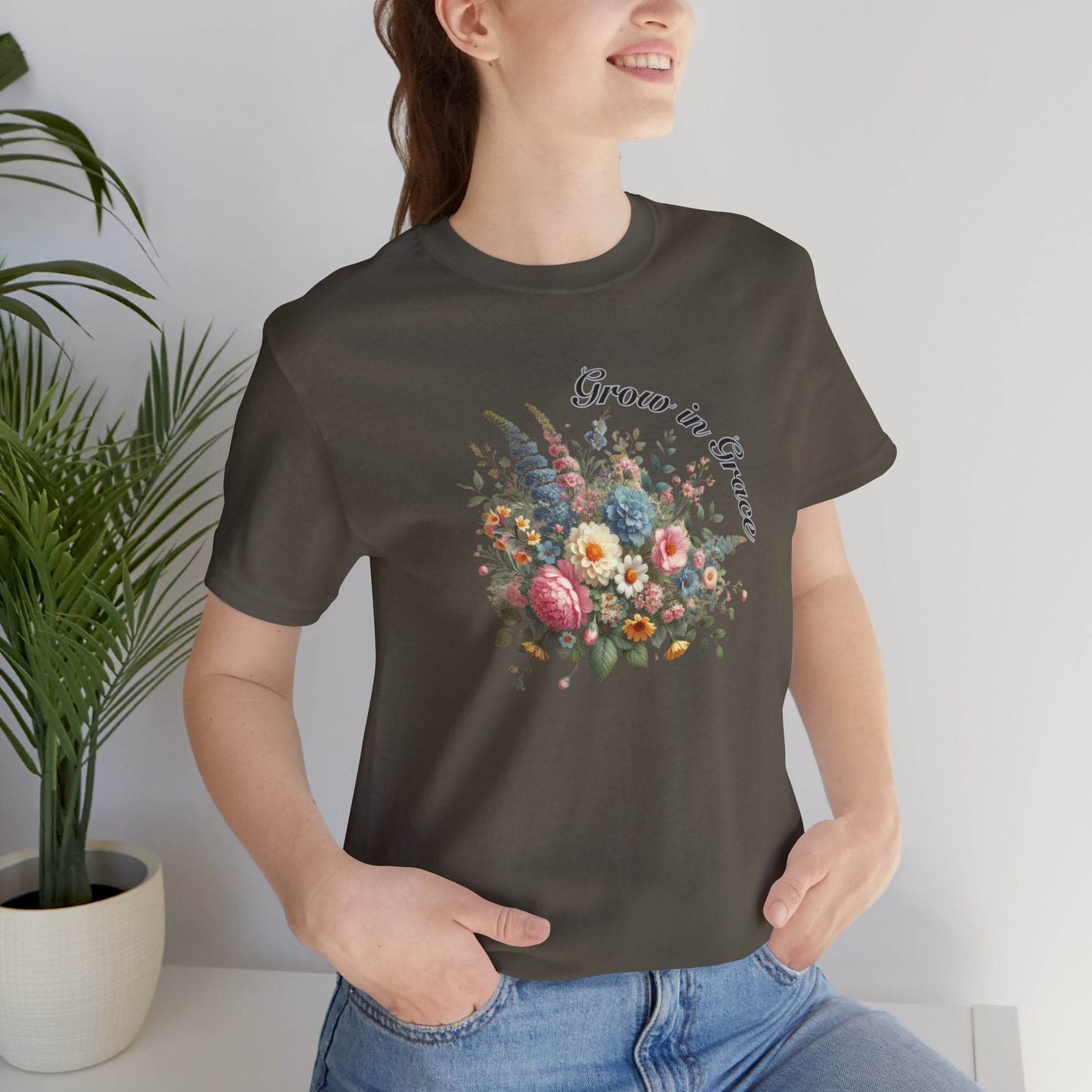 Grow in Grace Tee - FitLife - WellnessOasis
